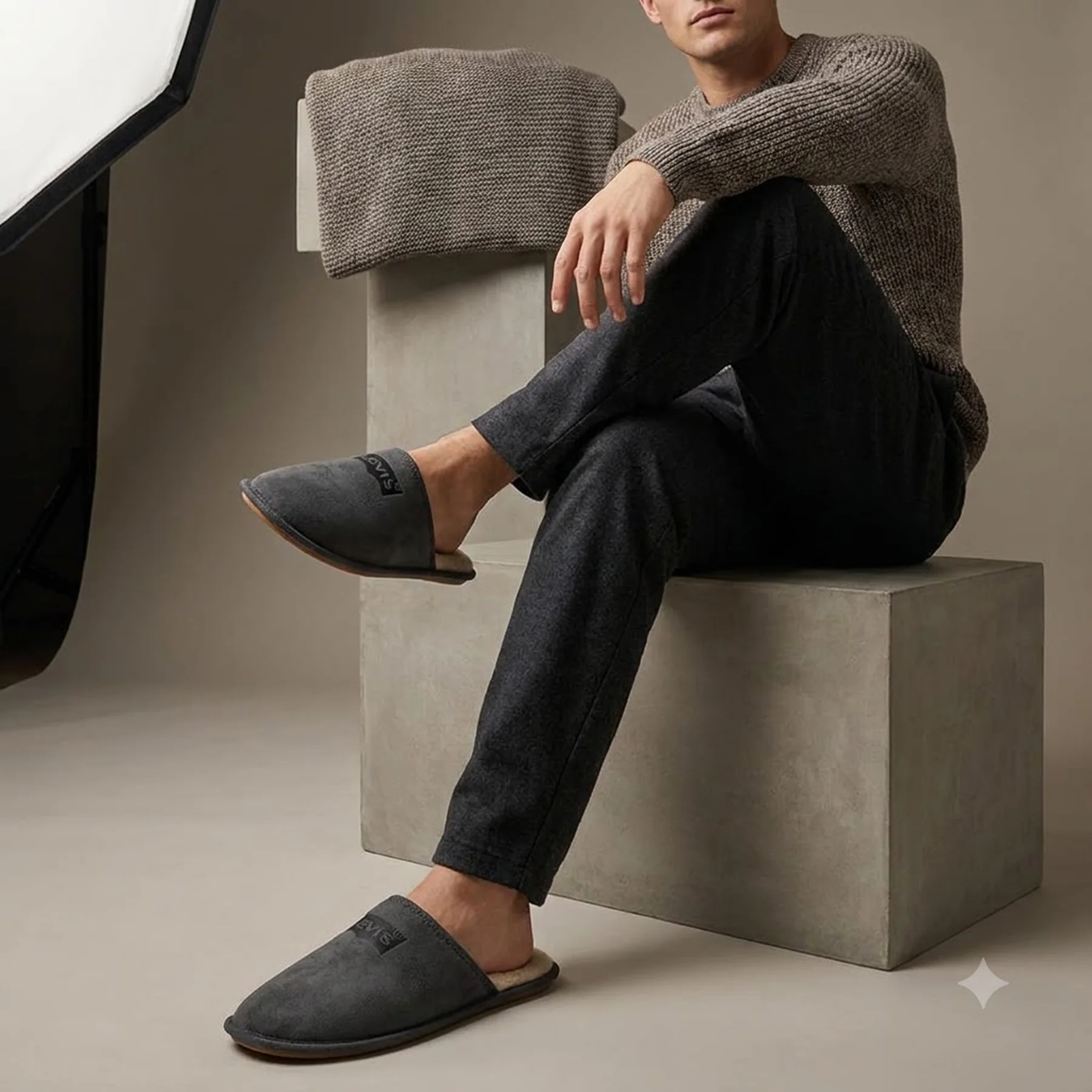 Чоловічі капці Levi's Milton 2 на хутрі 44-45