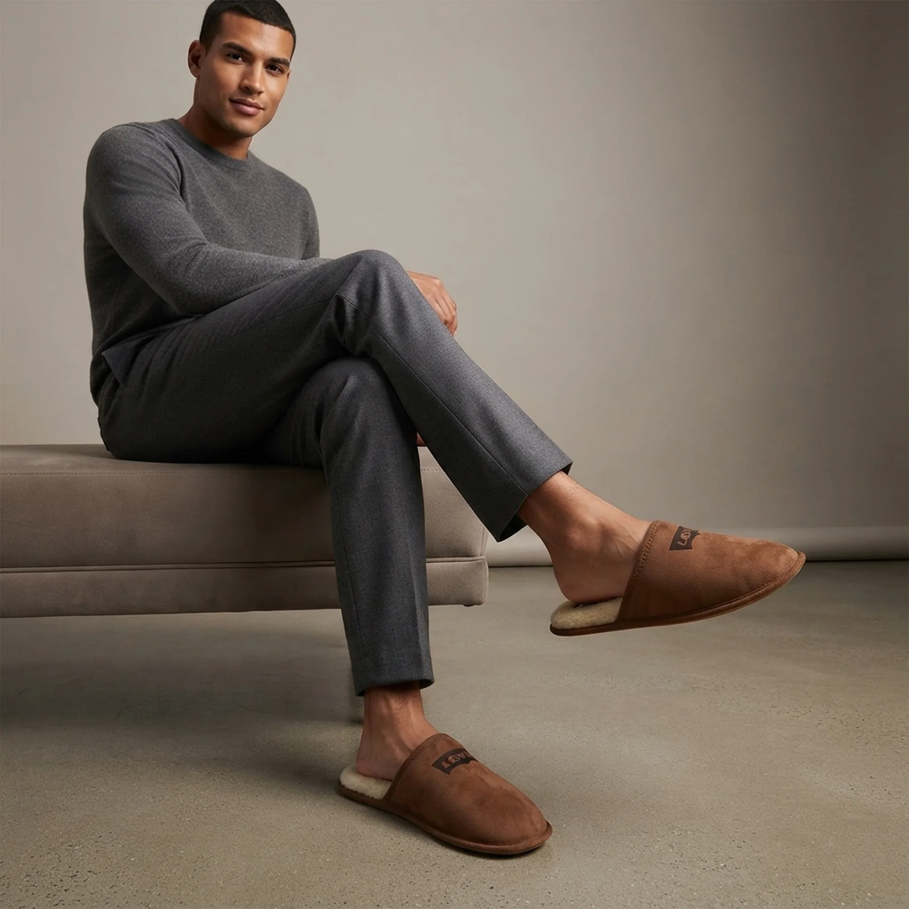 Чоловічі капці Levi's Milton 2 на хутрі 44-45