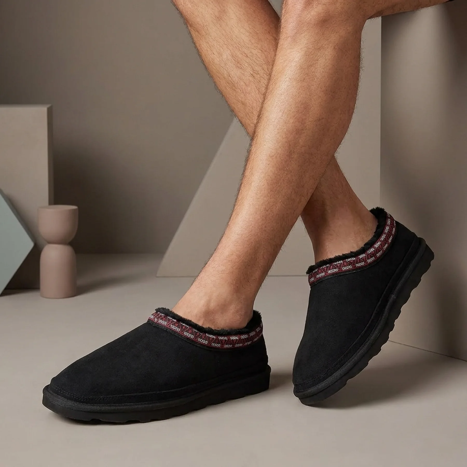 Чоловічі капці Walter Guess на хутрі 1159799762