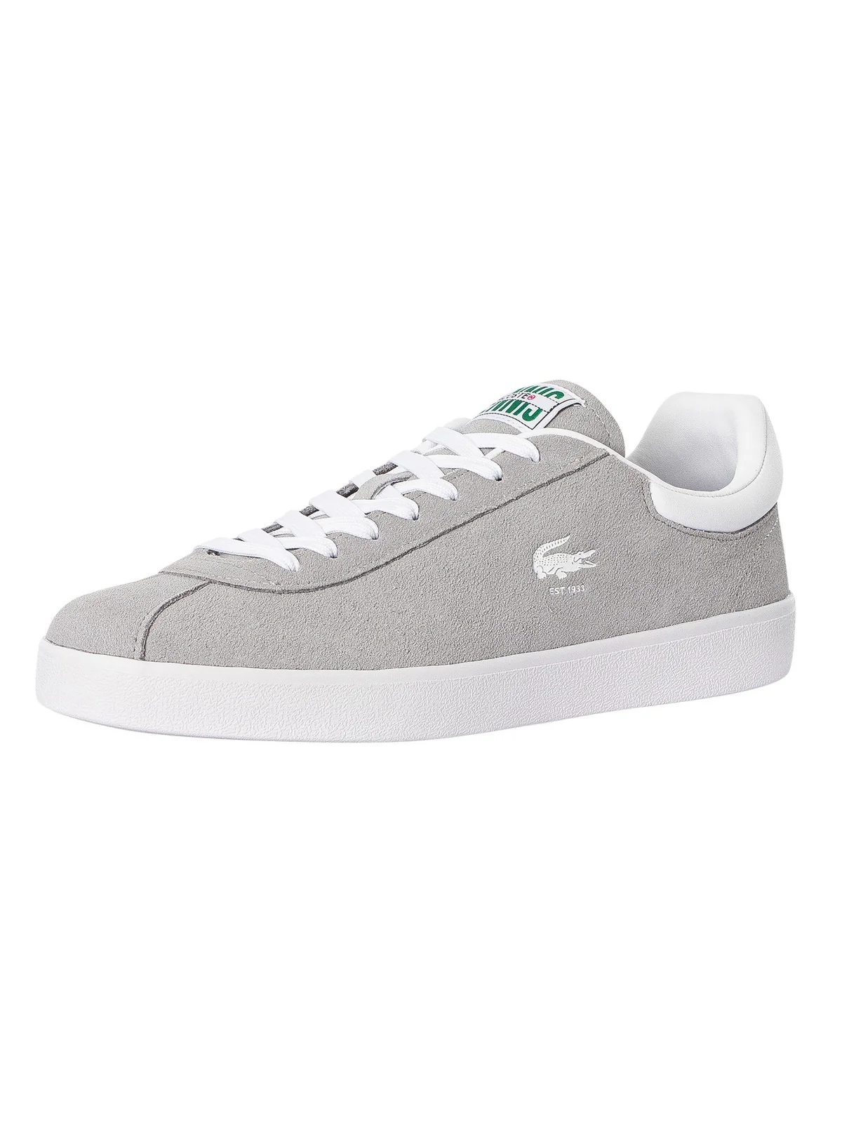 Чоловічі кеди замшеві Lacoste Baseshot 124 2 46,5 — Взуття