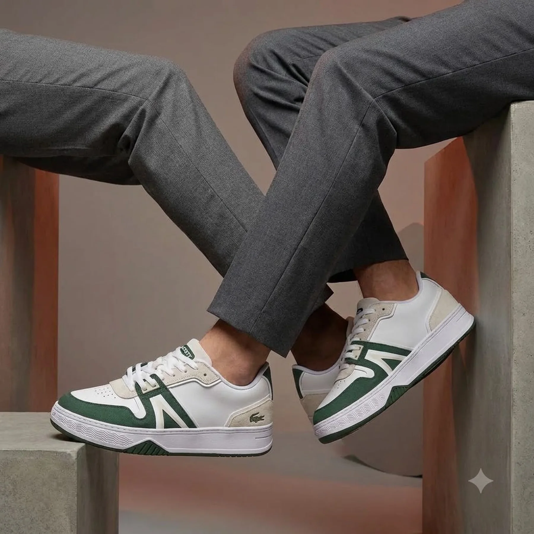 Чоловічі кросівки Lacoste на шнурівці 47