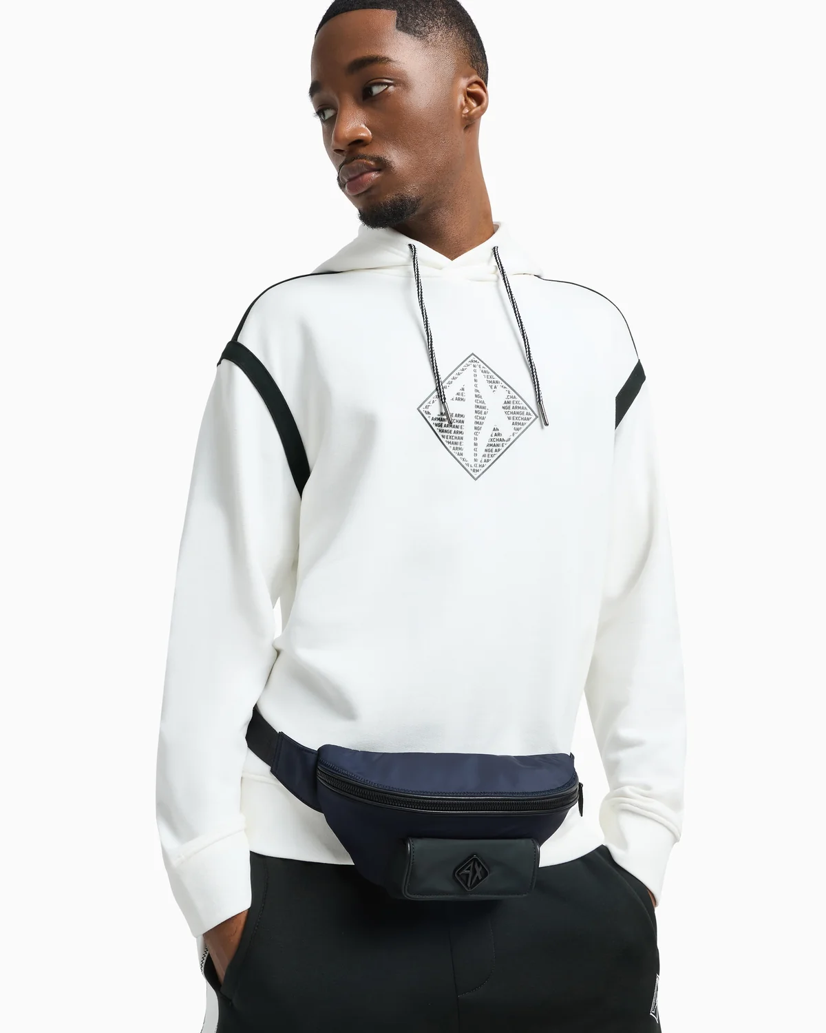 Чоловічі поясні сумки Armani Exchange 1159854158 Синій