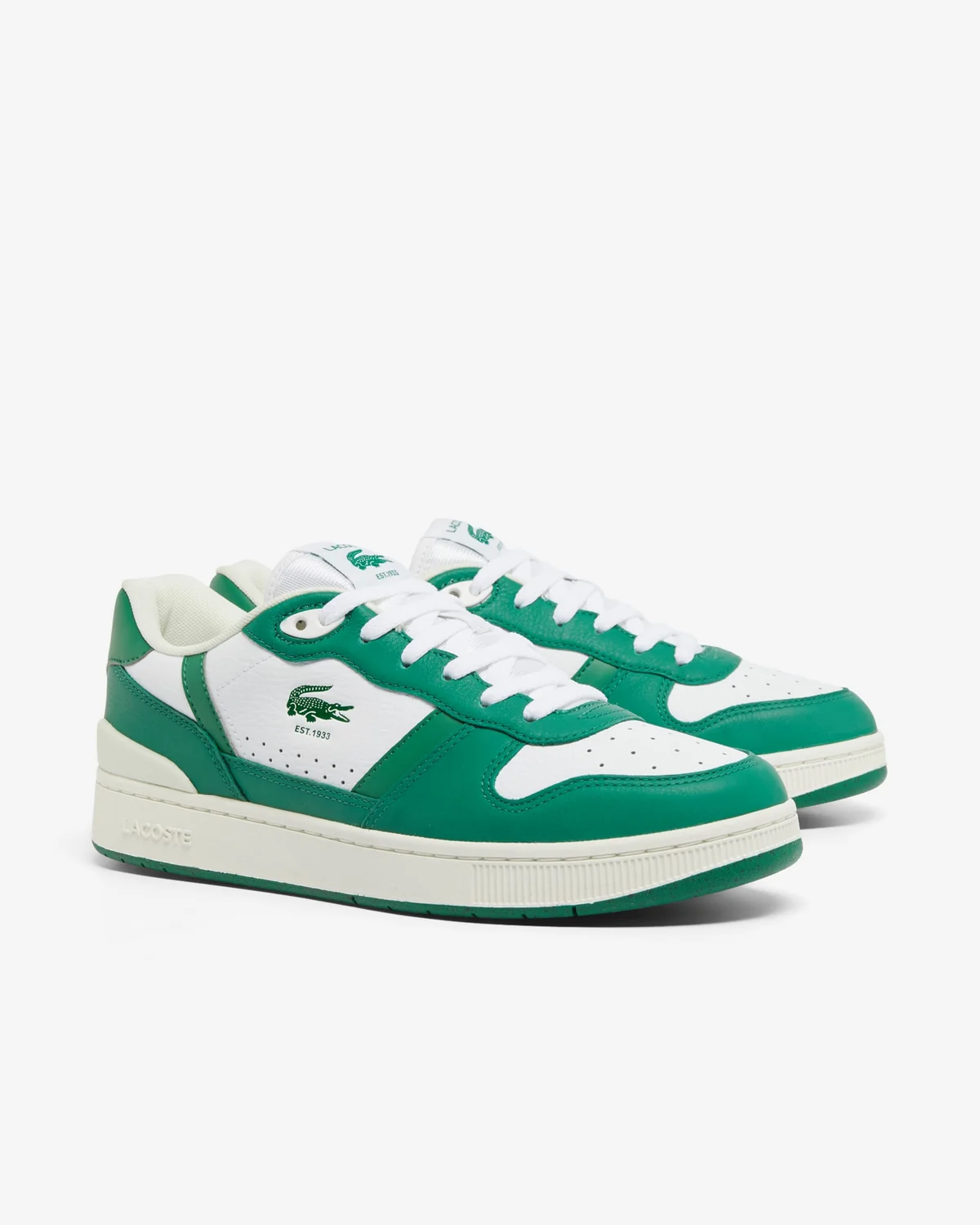 Чоловічі шкіряні кеди T-Clip Set Lacoste з технологією Ortholite 46