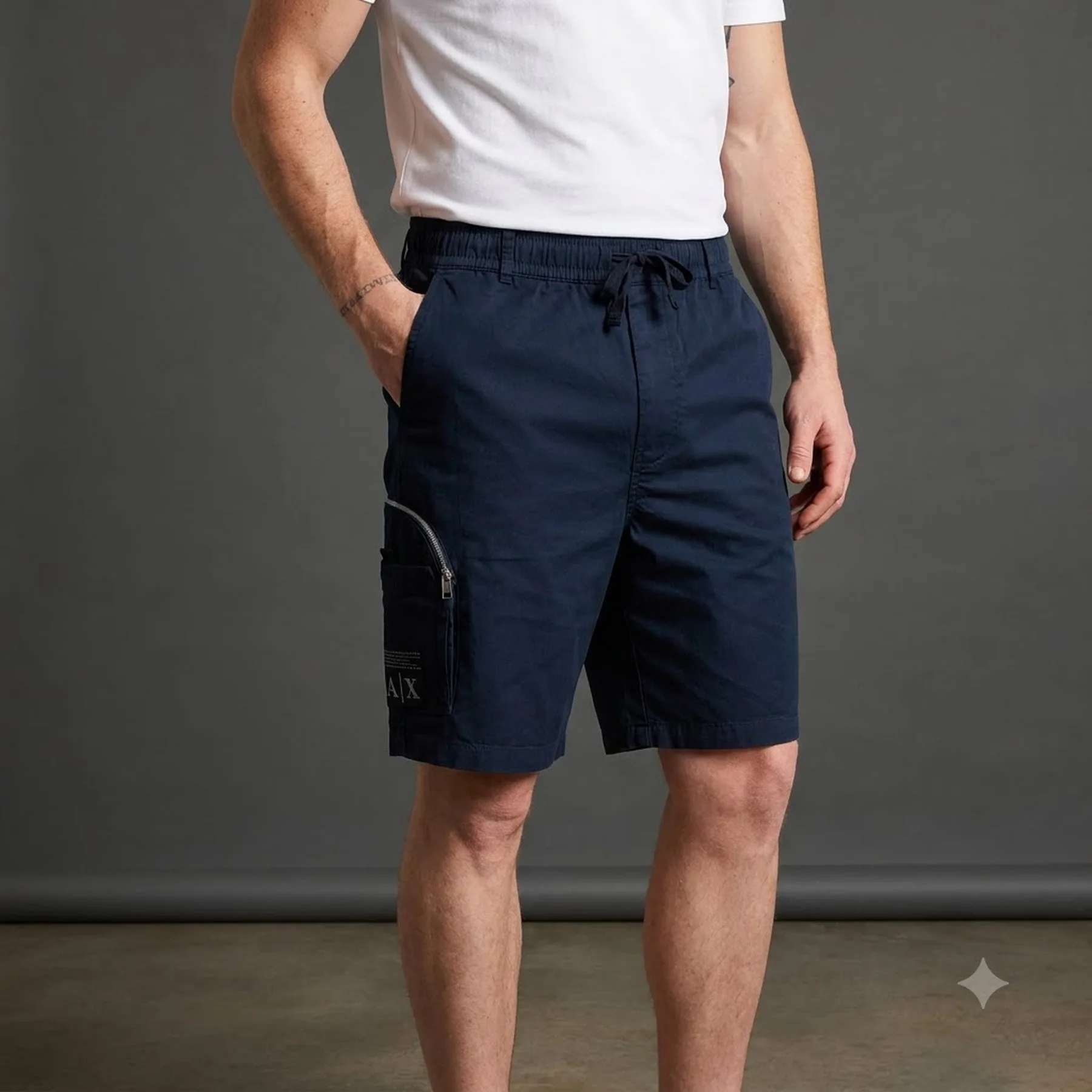 Чоловічі шорти Armani Exchange Stretch Cotton Twill