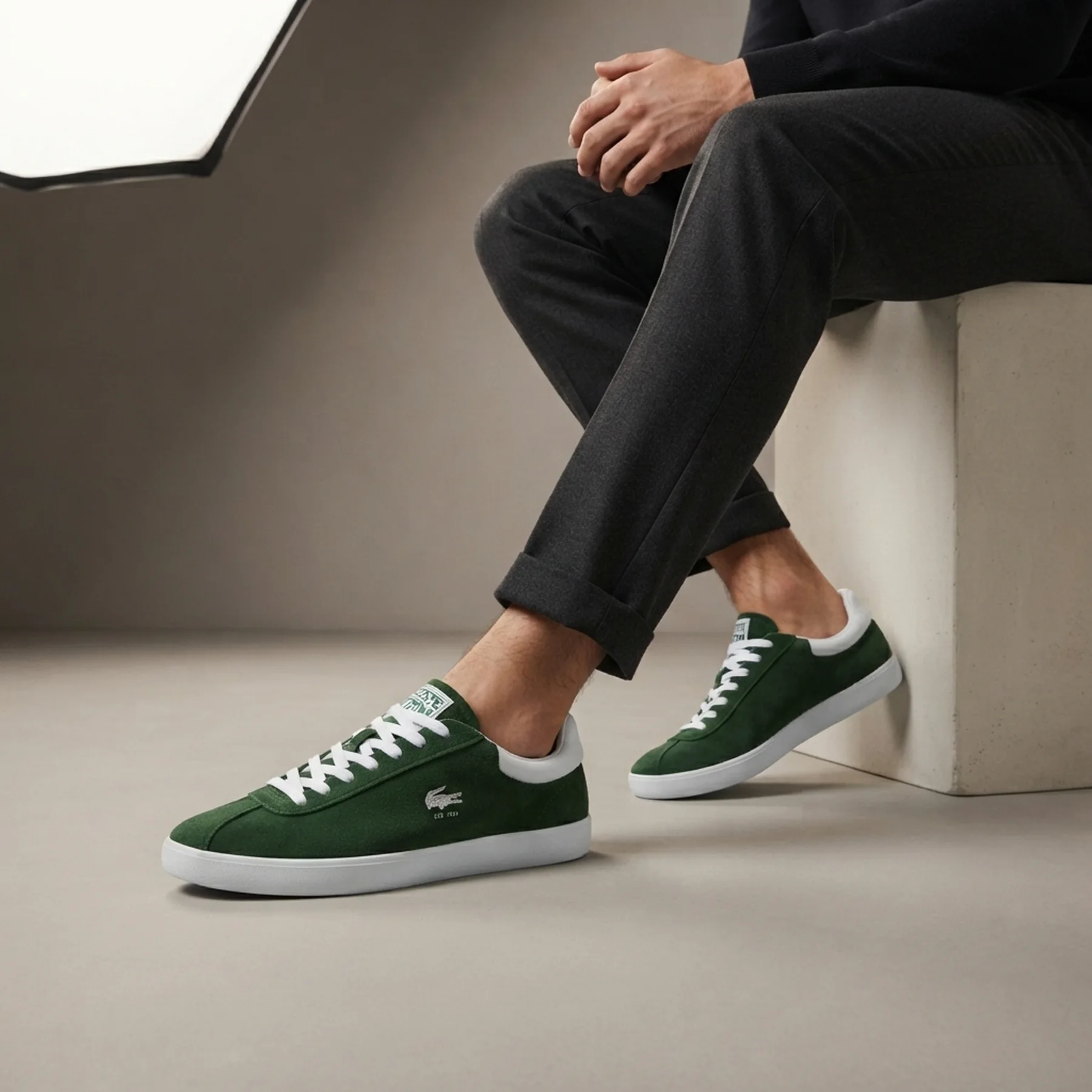 Чоловічі замшеві кеди Lacoste 44,5