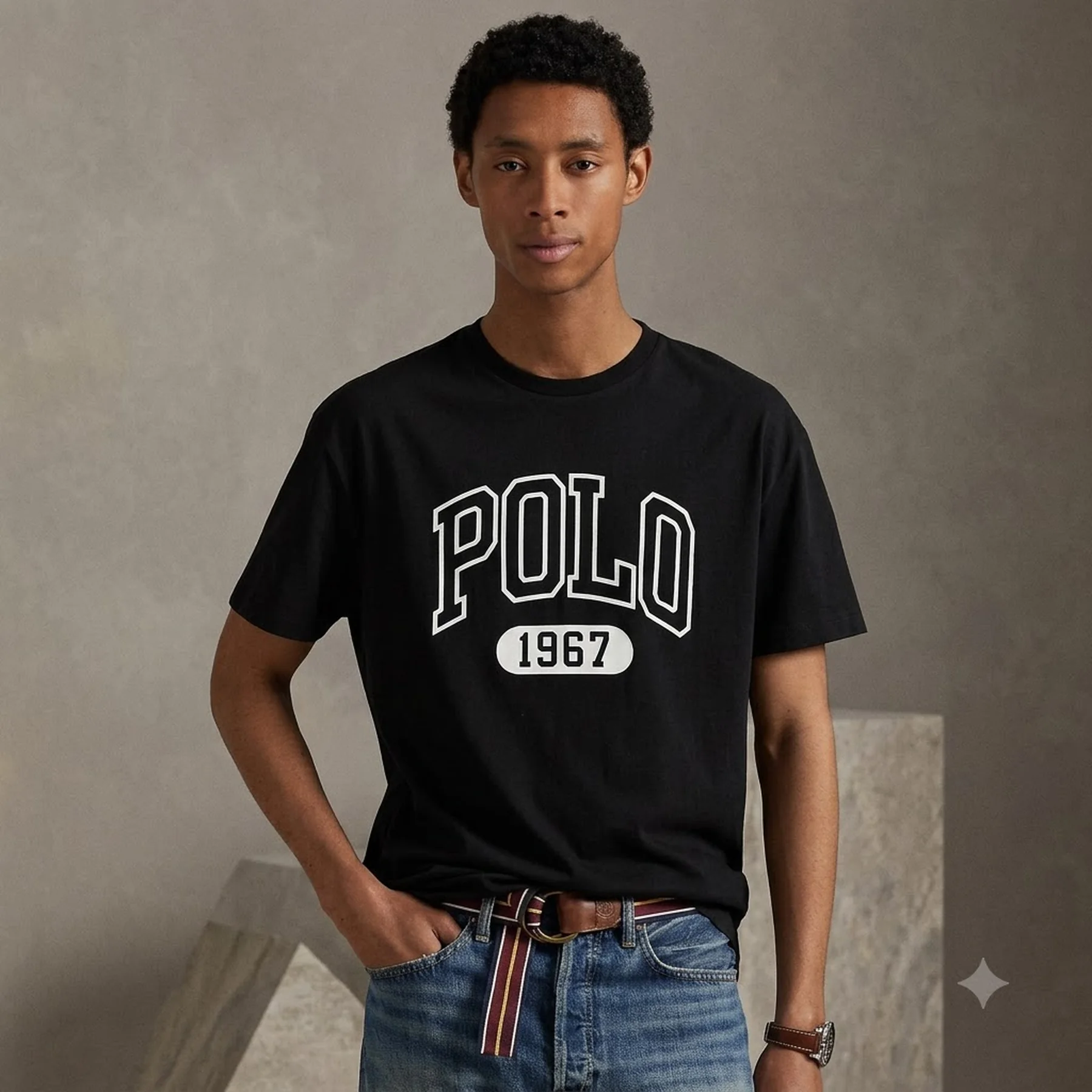 Чорна футболка Polo Ralph Lauren