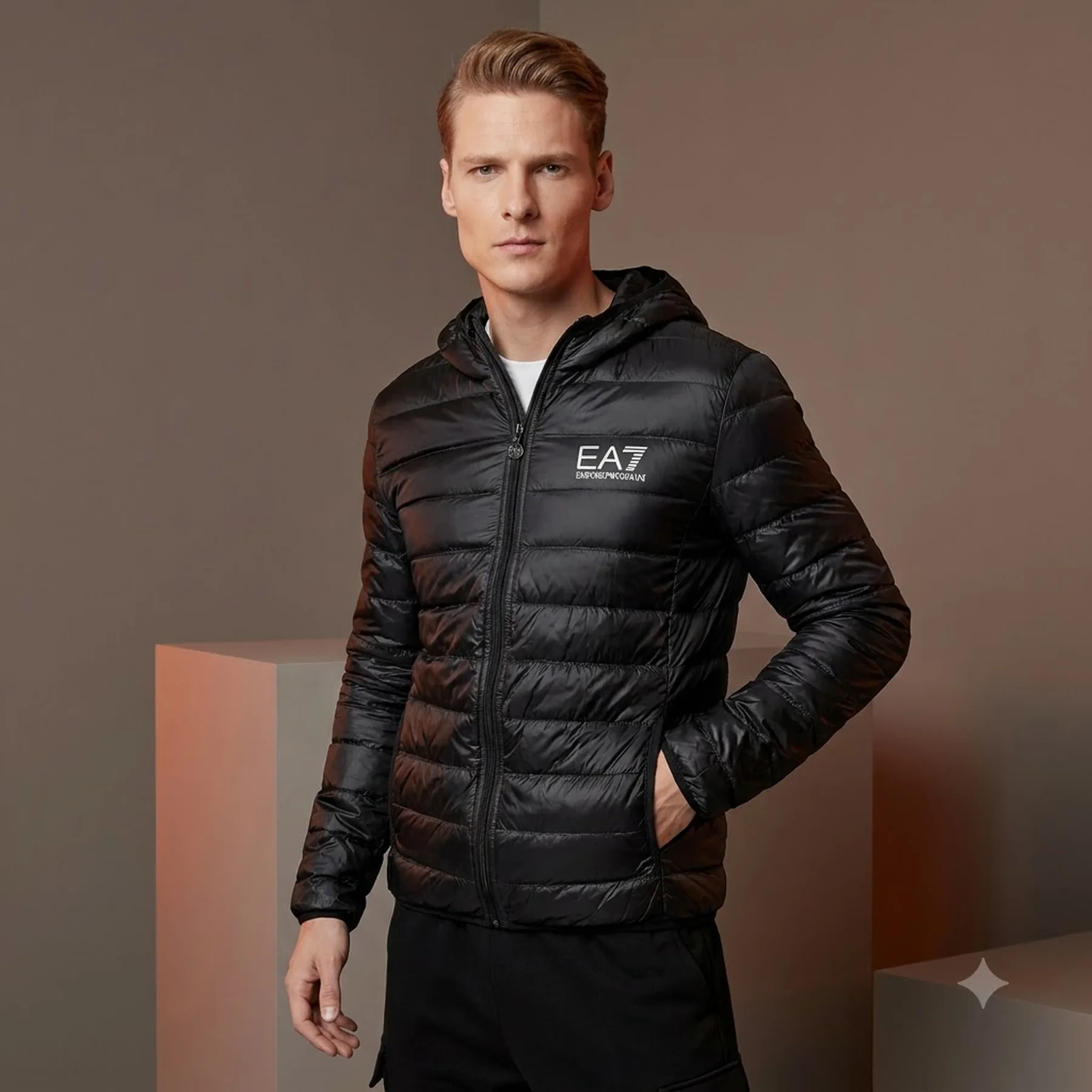 Чорна куртка Emporio Armani