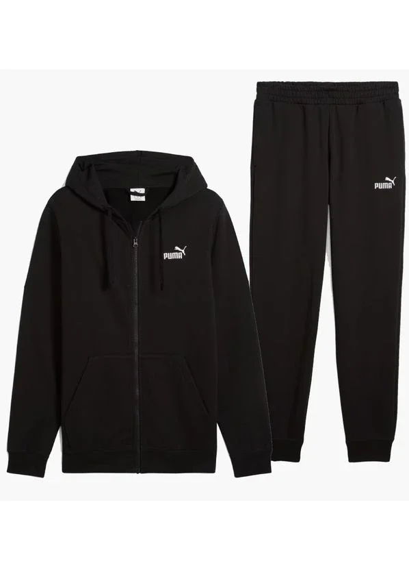 Чорний спортивний костюм Puma Essential Fleece
