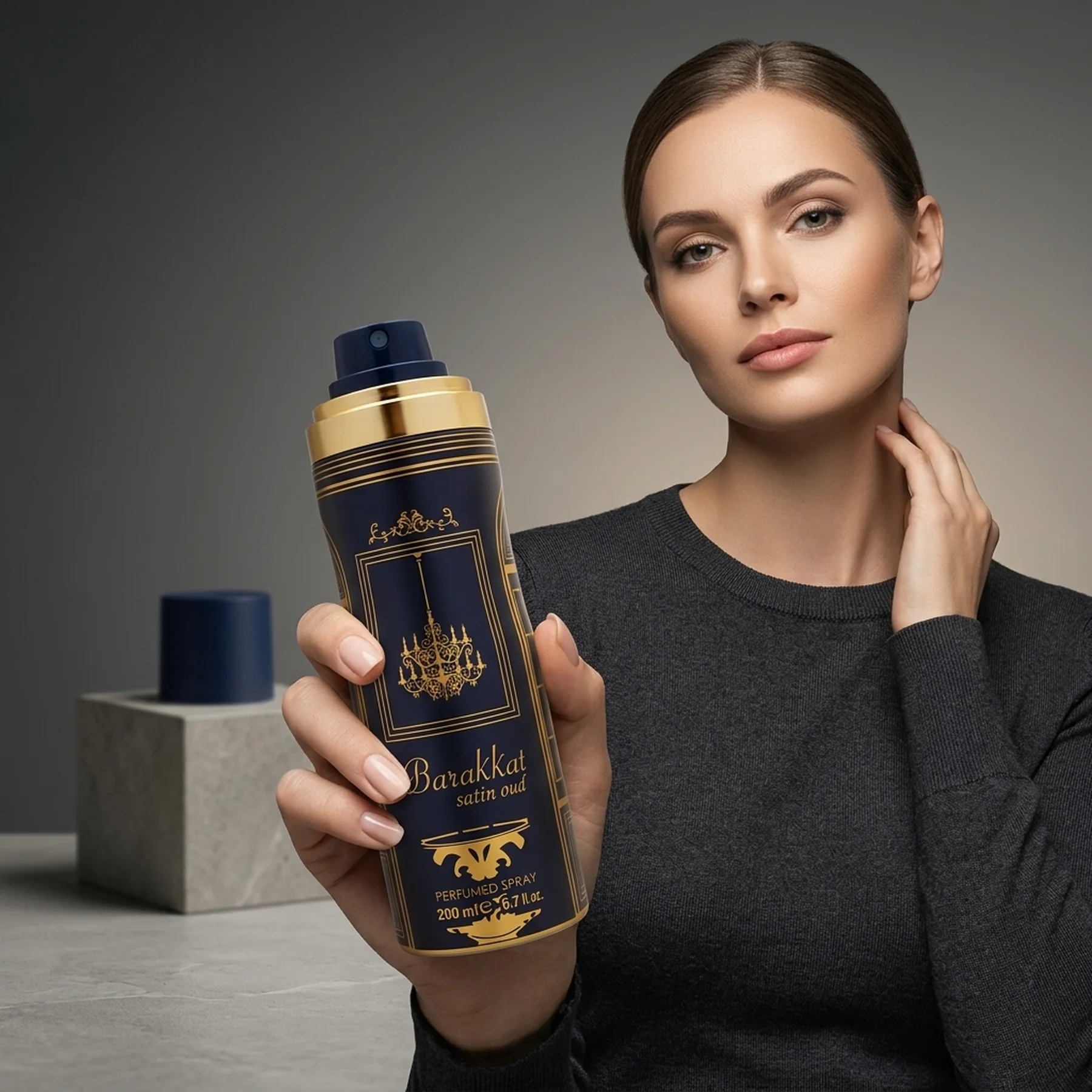 Дезодорант для женщин Fragrance World Barakkat Satin Oud 200 мл
