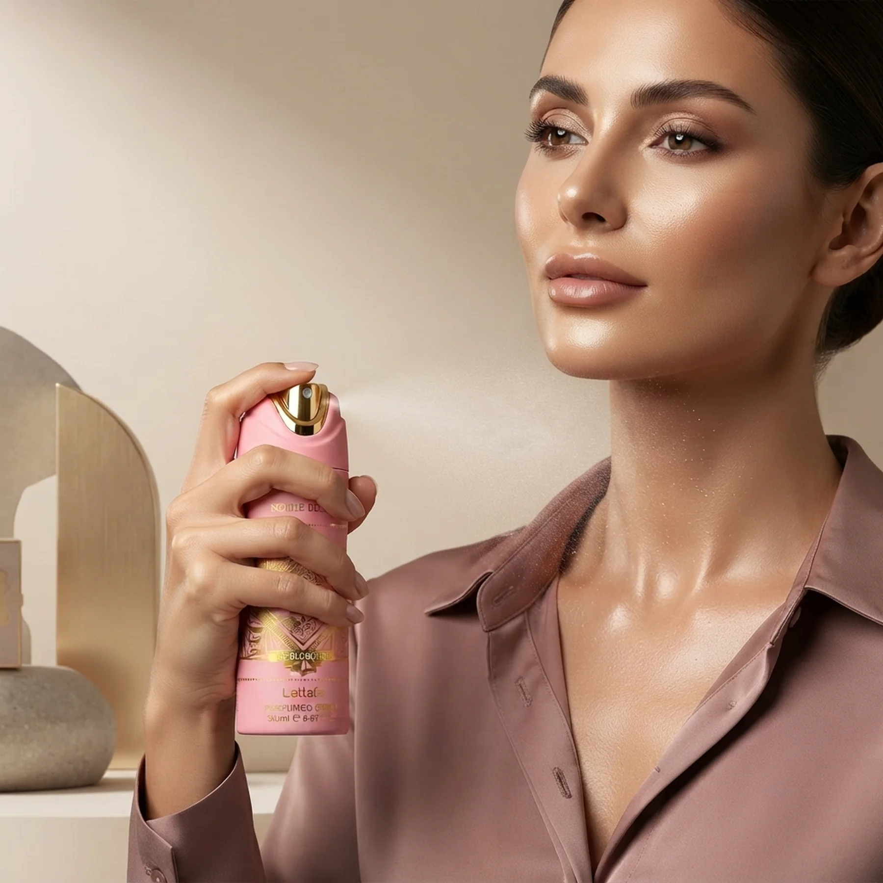 Дезодорант для женщин Lattafa Perfumes Badee Al Oud Noble Blush 200 мл