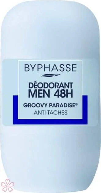 Дезодорант роликовый Byphasse 48h Men Deodorant Groovy Paradise 50 мл