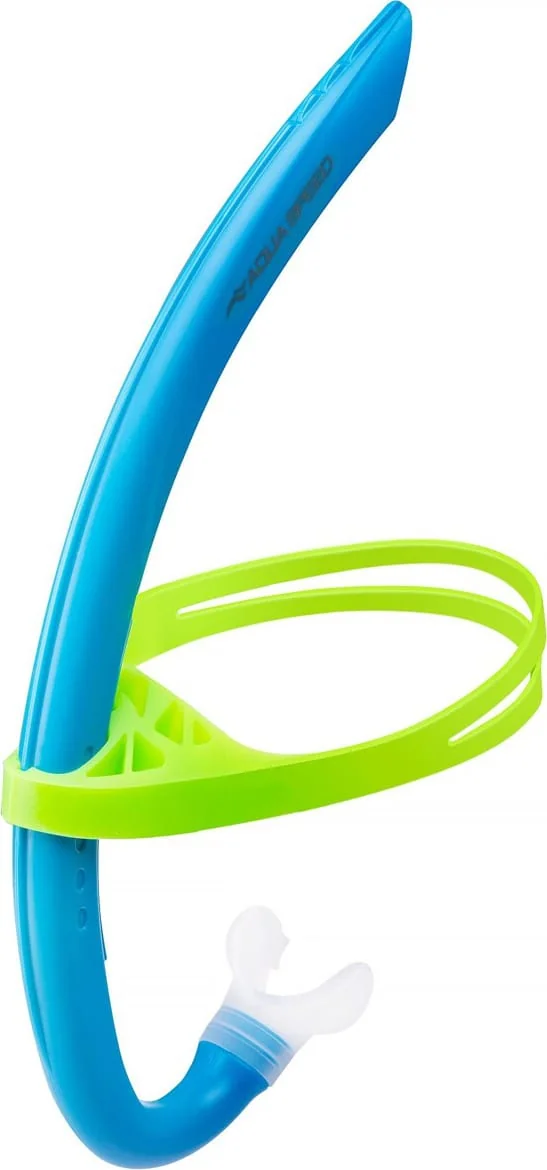 Дихальна трубка для снорклінгу Aqua Speed Juno Junior 62926 синій, зелений Діт One Size