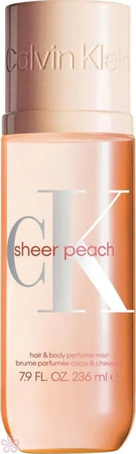 Дымка для волос для женщин Calvin Klein Sheer Peach 236 мл
