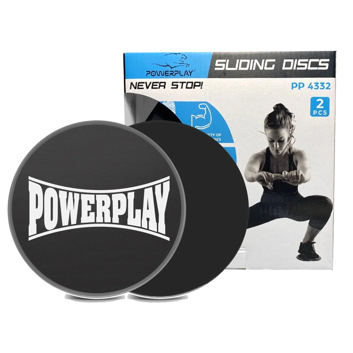 Диски-слайдери для ковзання PowerPlay 4332 Sliding Disk (Ø18) Чорні — Аксесуари