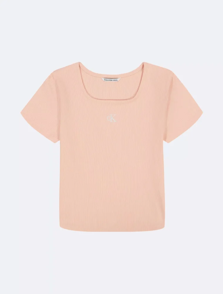 Дитяча футболка Calvin Klein у рубчик 1159842086