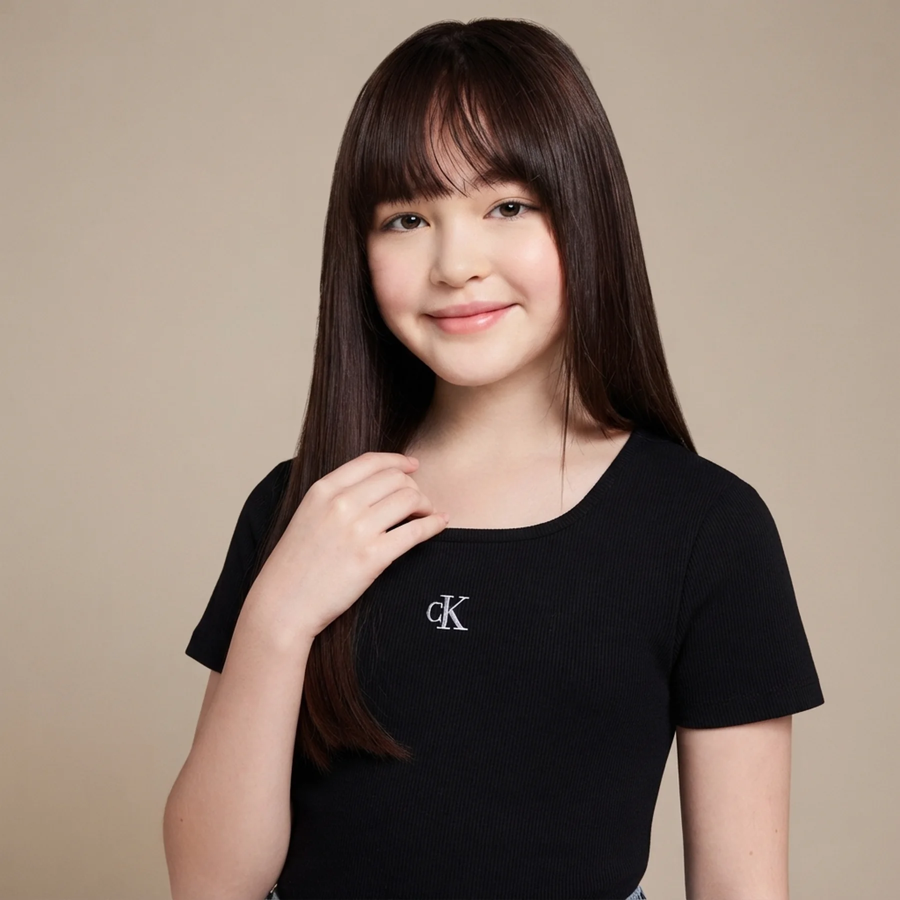 Дитяча футболка Calvin Klein в рубчик 1159854963
