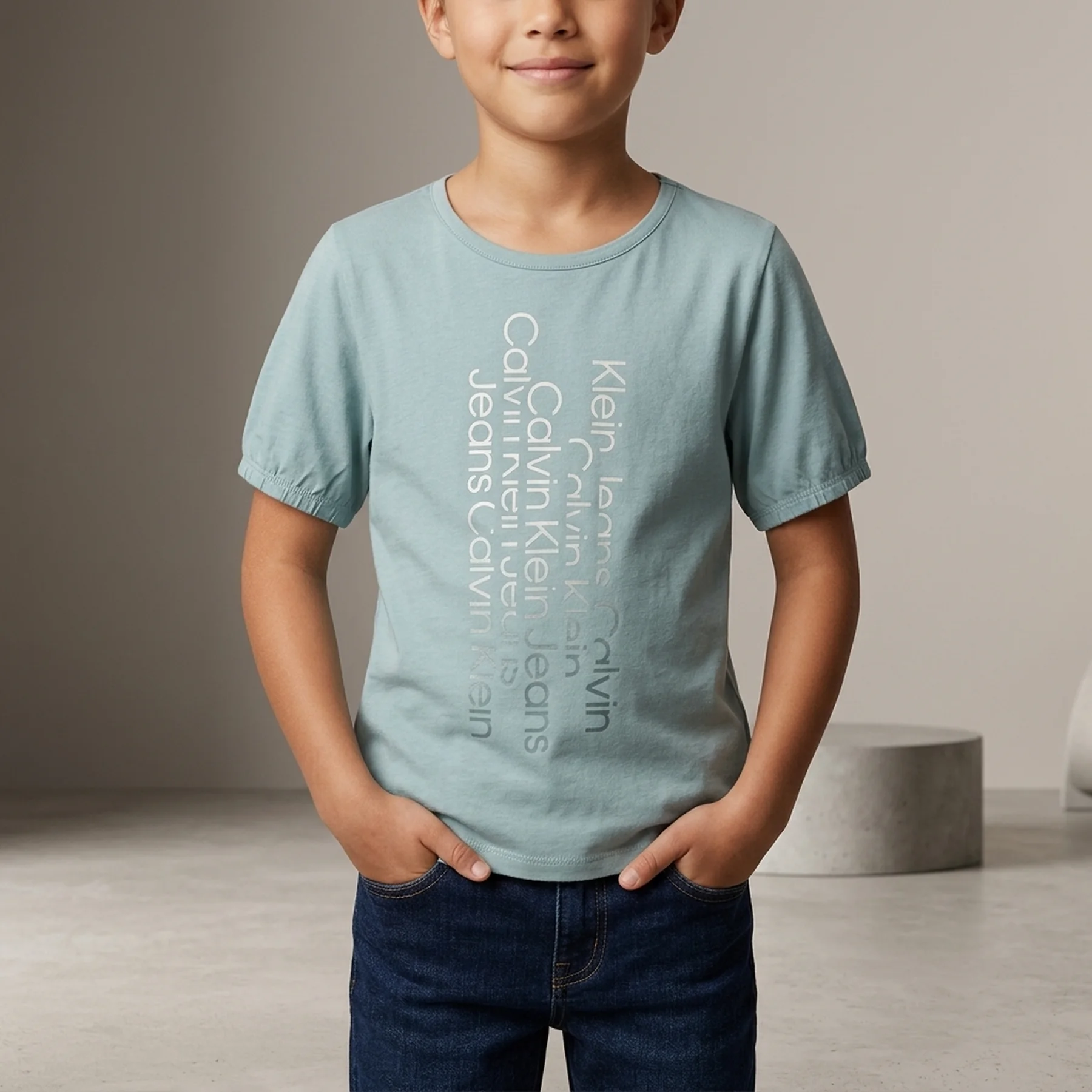 Дитяча футболка Calvin Klein з логотипом 1159836345
