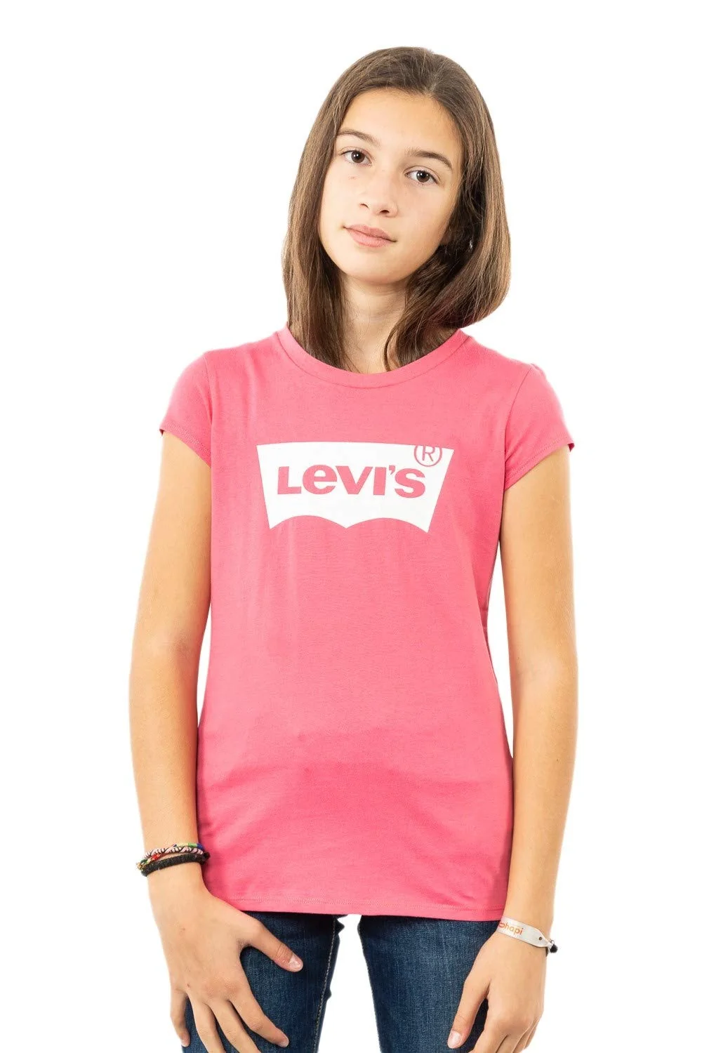 Дитяча футболка Levi's з логотипом 1159845766 — Одяг для дівчинки