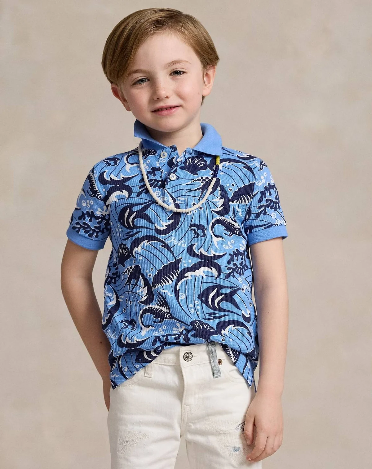 Дитяча футболка-поло Polo Ralph Lauren з принтом 1159821578