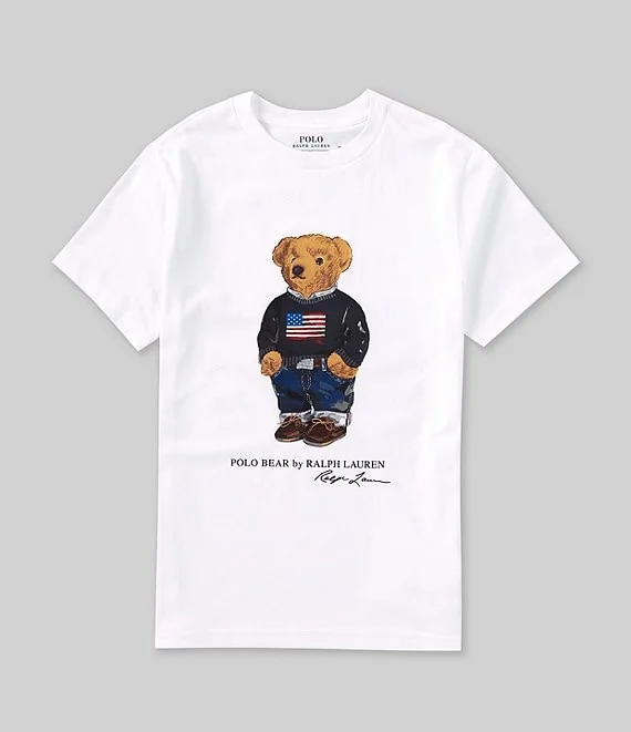 Дитяча футболка Ralph Lauren Little Boys Fishing Bear