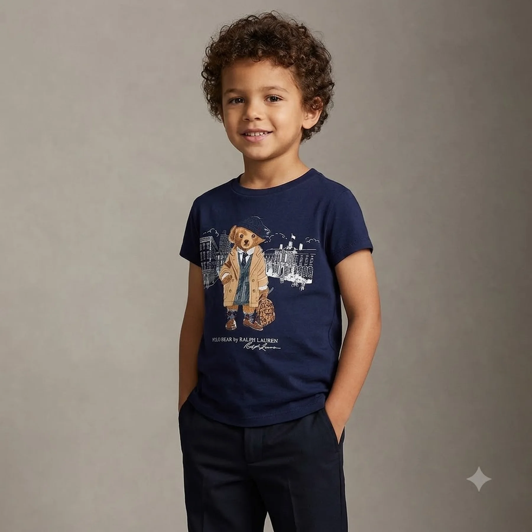 Дитяча футболка Ralph Lauren Tee Bear