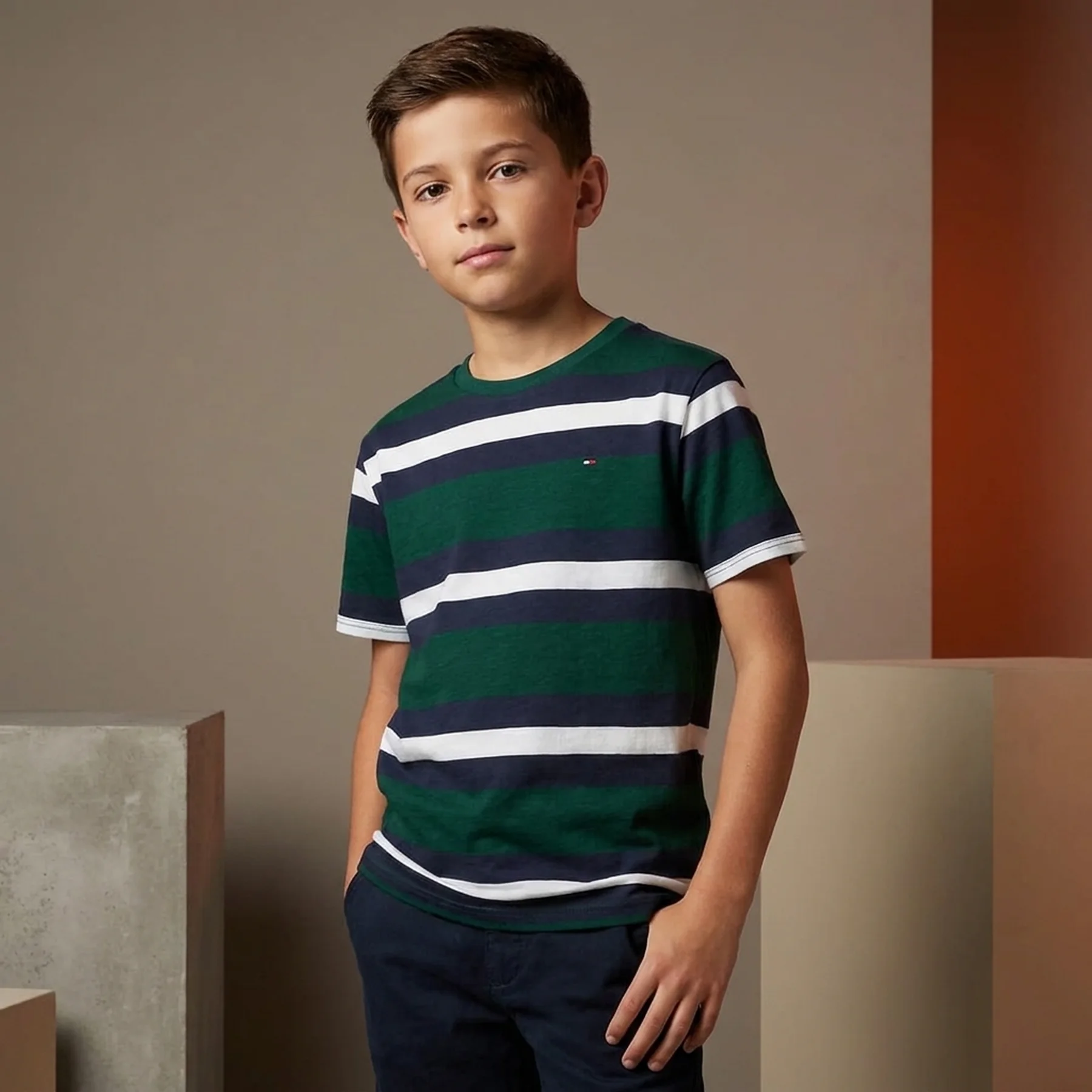 Дитяча футболка Tommy Hilfiger в смужку 1159842783