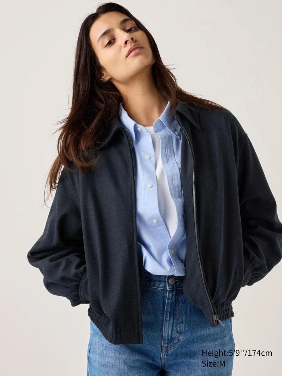 Теплий бомбер флісовий UNIQLO 1159825424 — Одяг