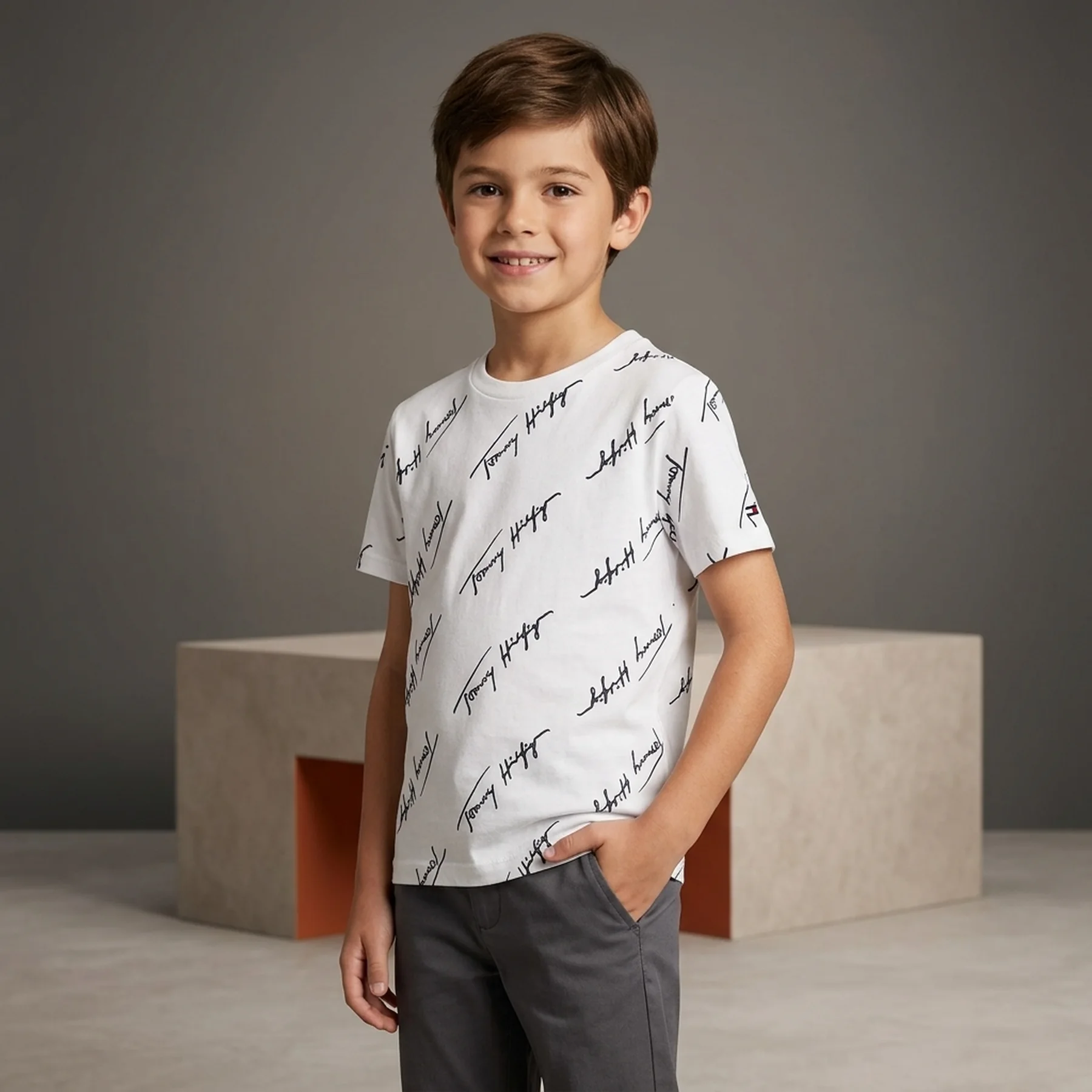 Дитяча футболка Tommy Hilfiger з логотипом 1159837929