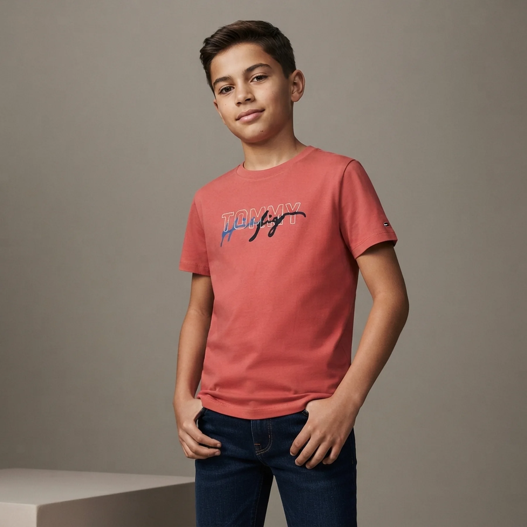 Дитяча футболка Tommy Hilfiger з логотипом 1159839541