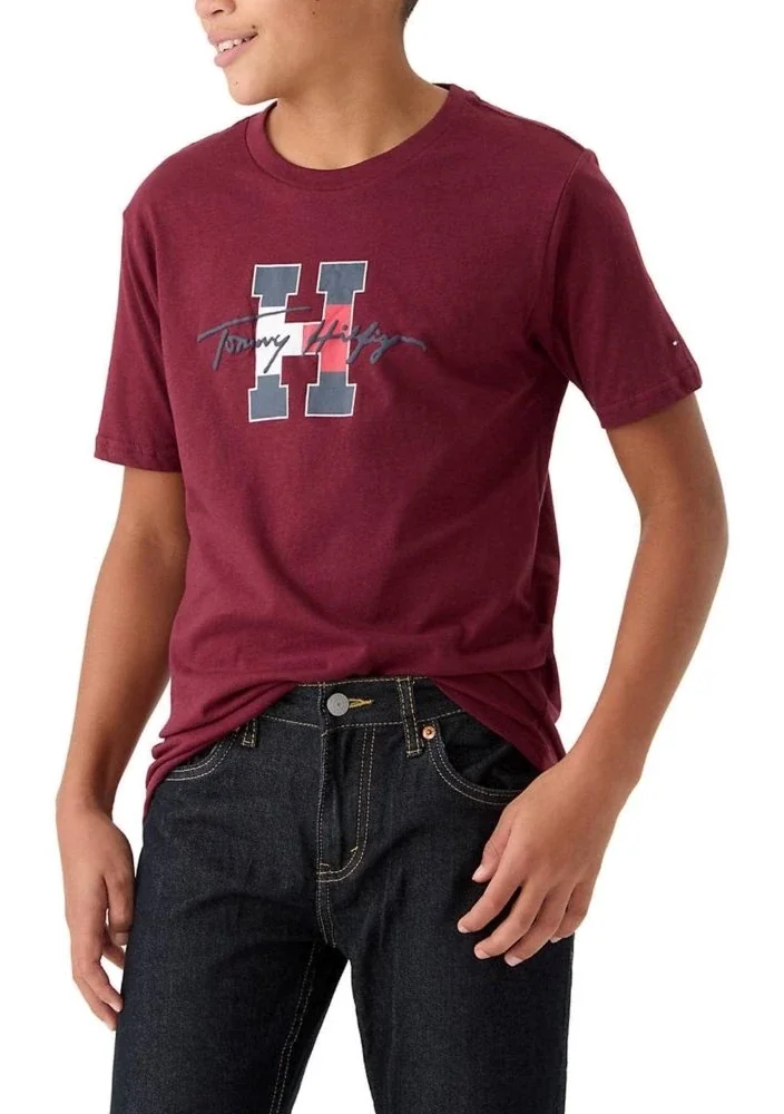 Дитяча футболка Tommy Hilfiger з логотипом 1159839769