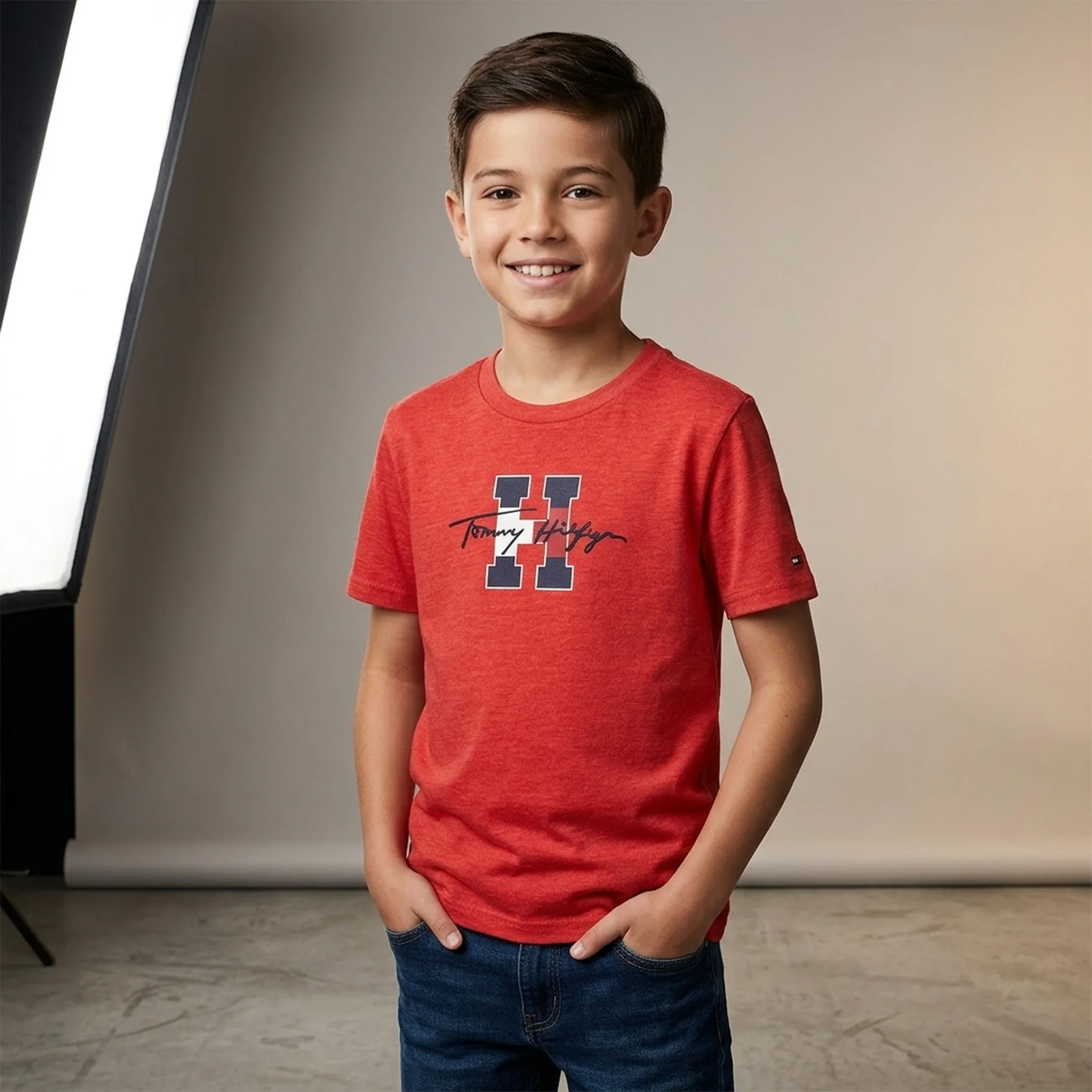 Дитяча футболка Tommy Hilfiger з логотипом 1159842751