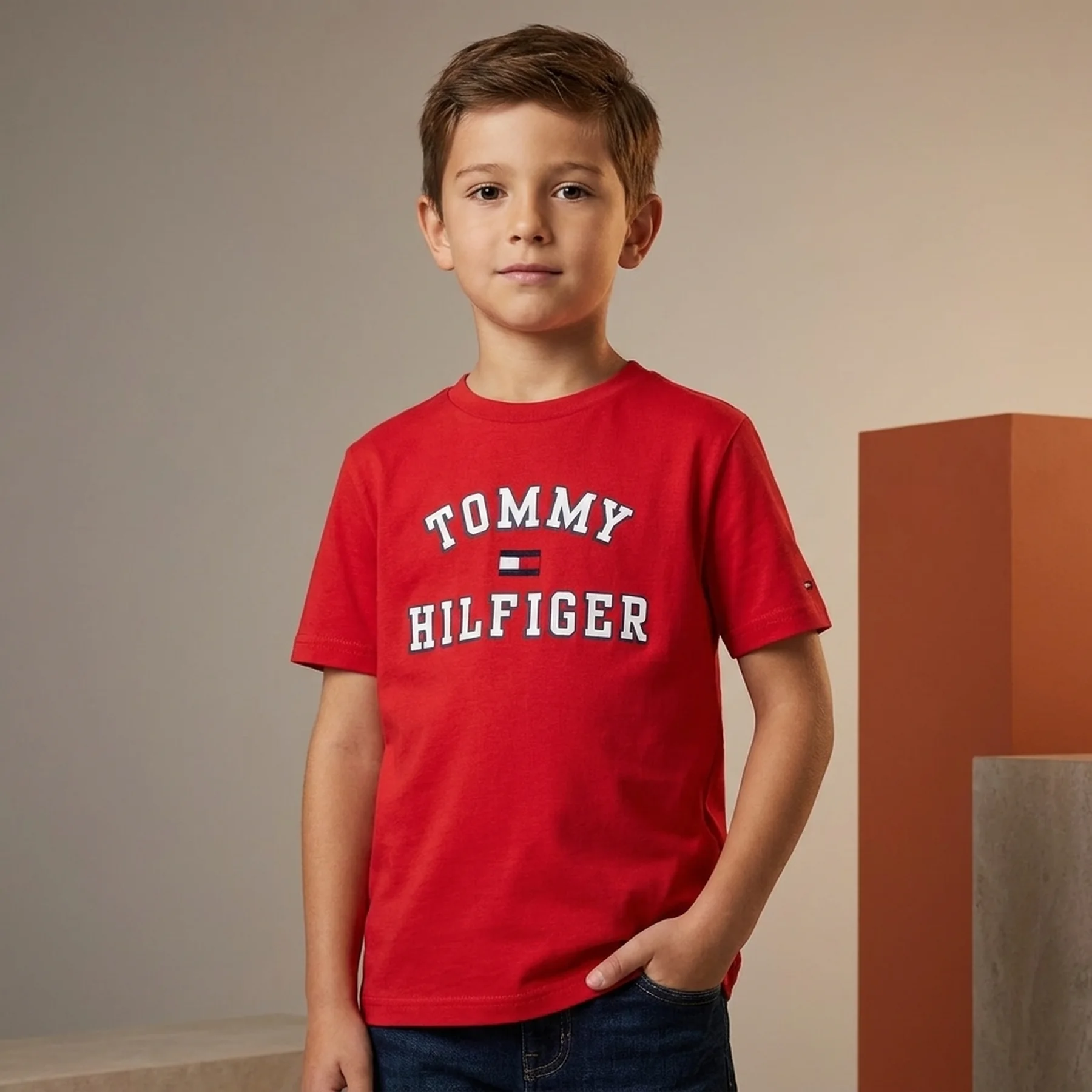 Дитяча футболка Tommy Hilfiger з логотипом 1159842755
