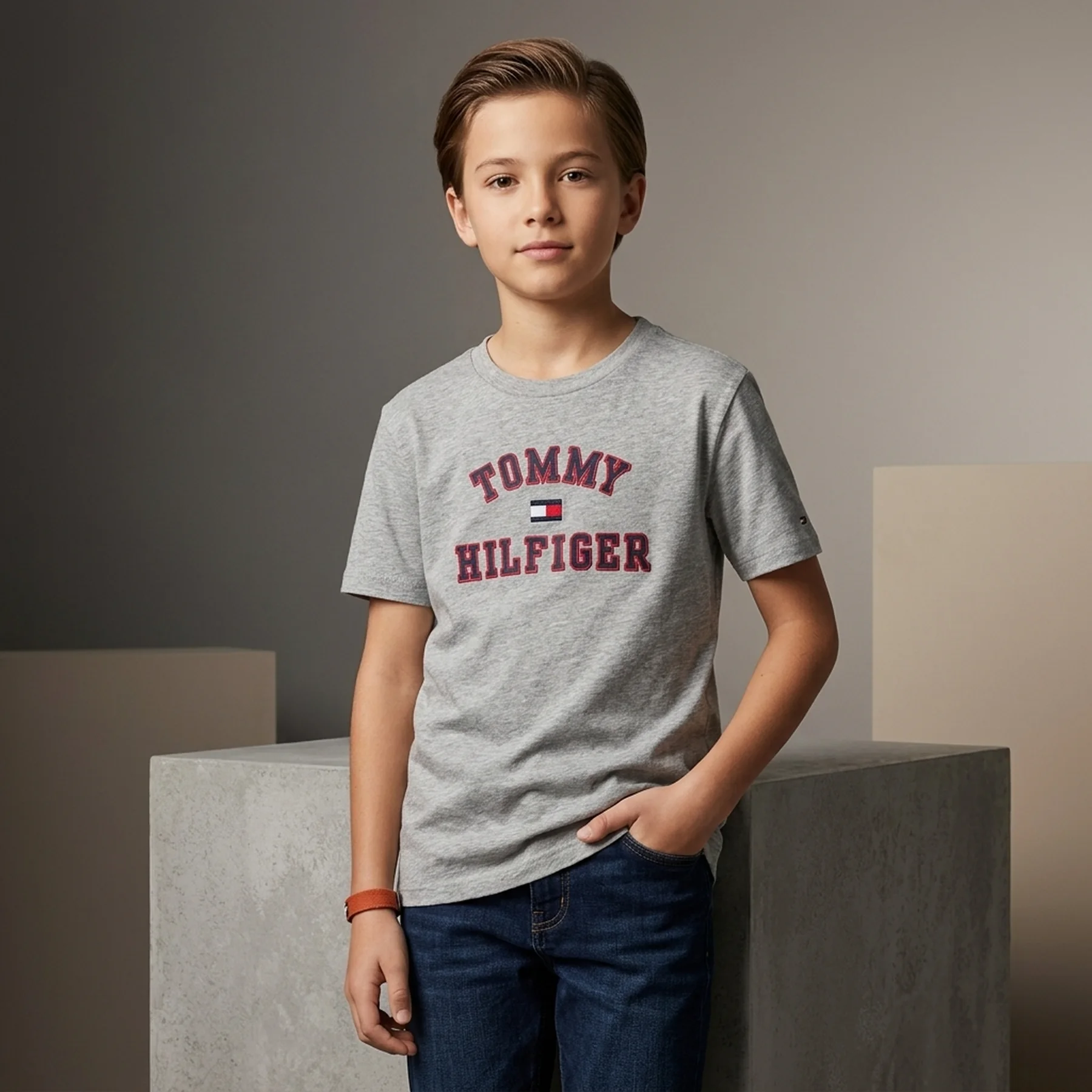 Дитяча футболка Tommy Hilfiger з логотипом 1159854352