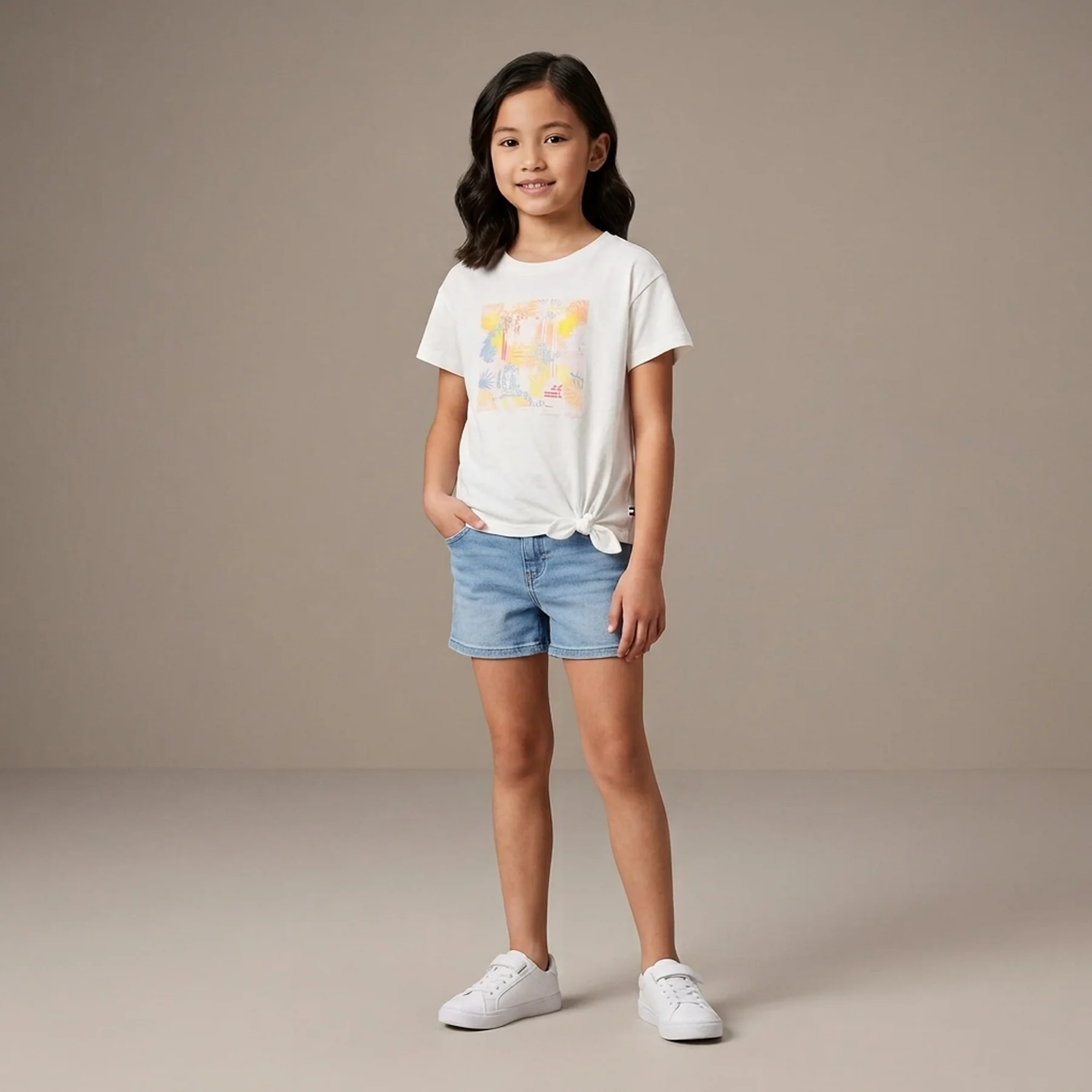 Дитяча футболка Tommy Hilfiger з вузлом 1159839425