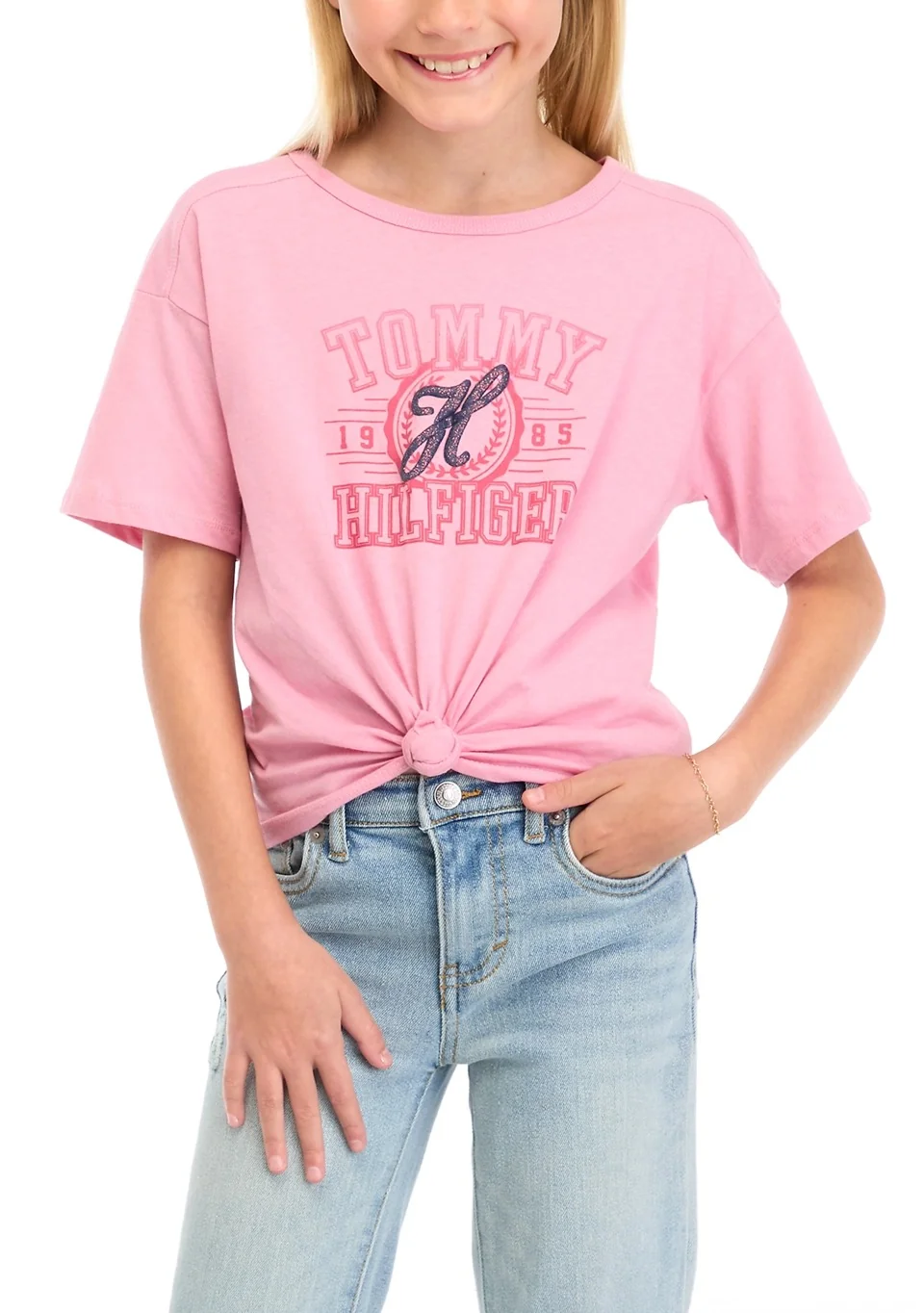Дитяча футболка Tommy Hilfiger з вузлом 1159843082