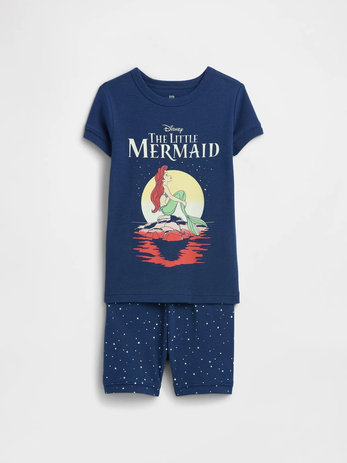 Дитяча піжама Disney Little Mermaid GAP футболка та шорти 1159858506