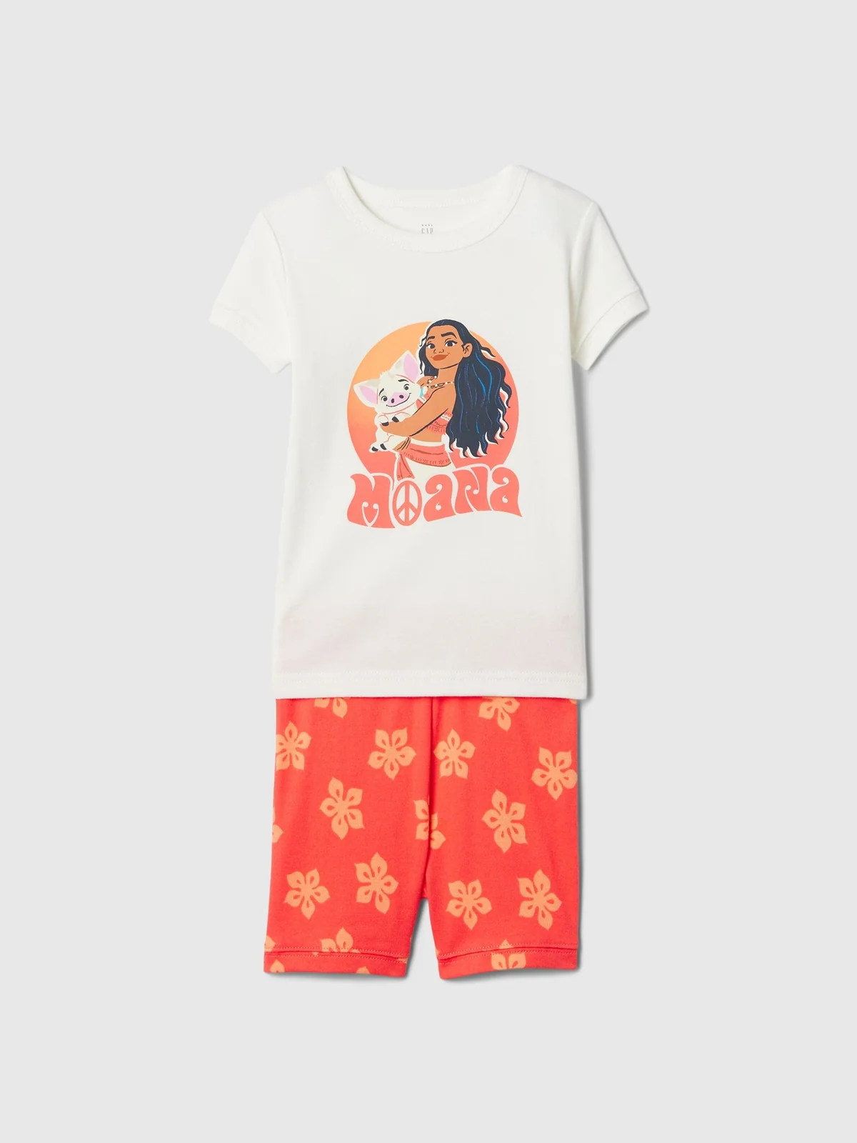 Дитяча піжама Disney Moana GAP футболка та шорти 1159839469
