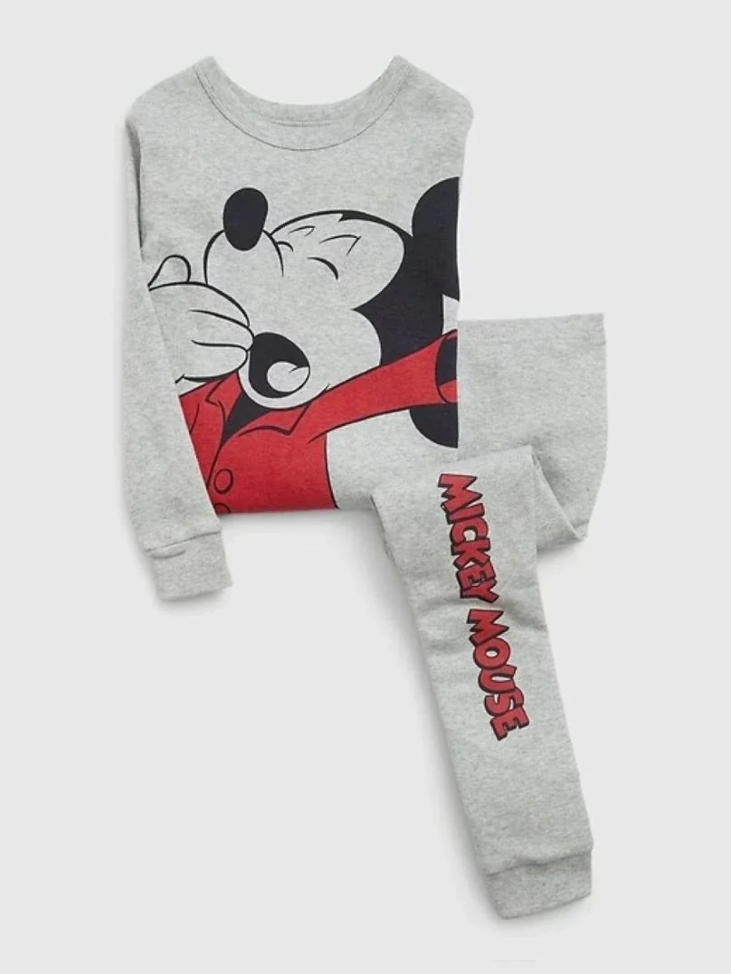 Дитяча піжама Mickey Mouse GAP лонгслів та штани 1159843763