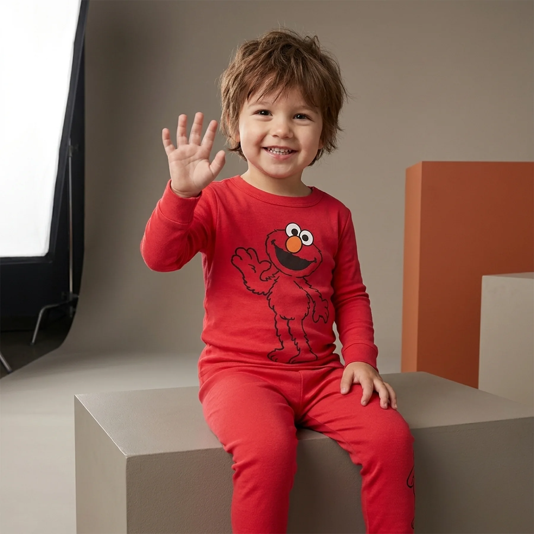 Дитяча піжама Sesame Street GAP лонгслів та штани 1159841084