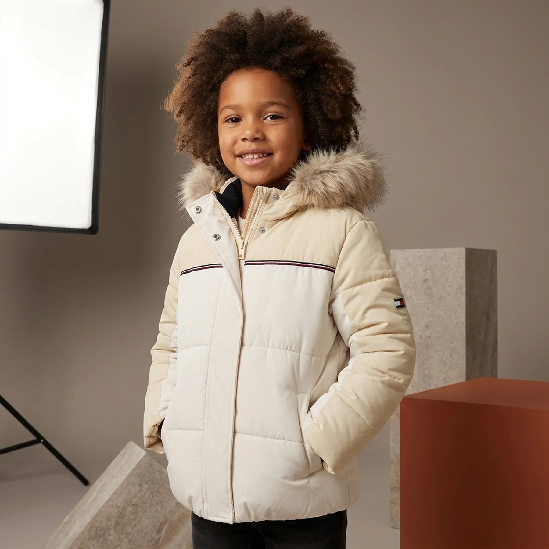 Дитяча стьобана куртка Tommy Hilfiger 1159837365