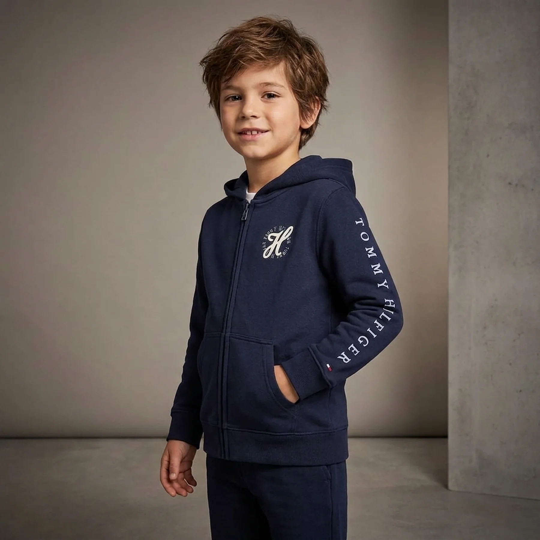 Дитяча толстовка Tommy Hilfiger на флісі 1159842058