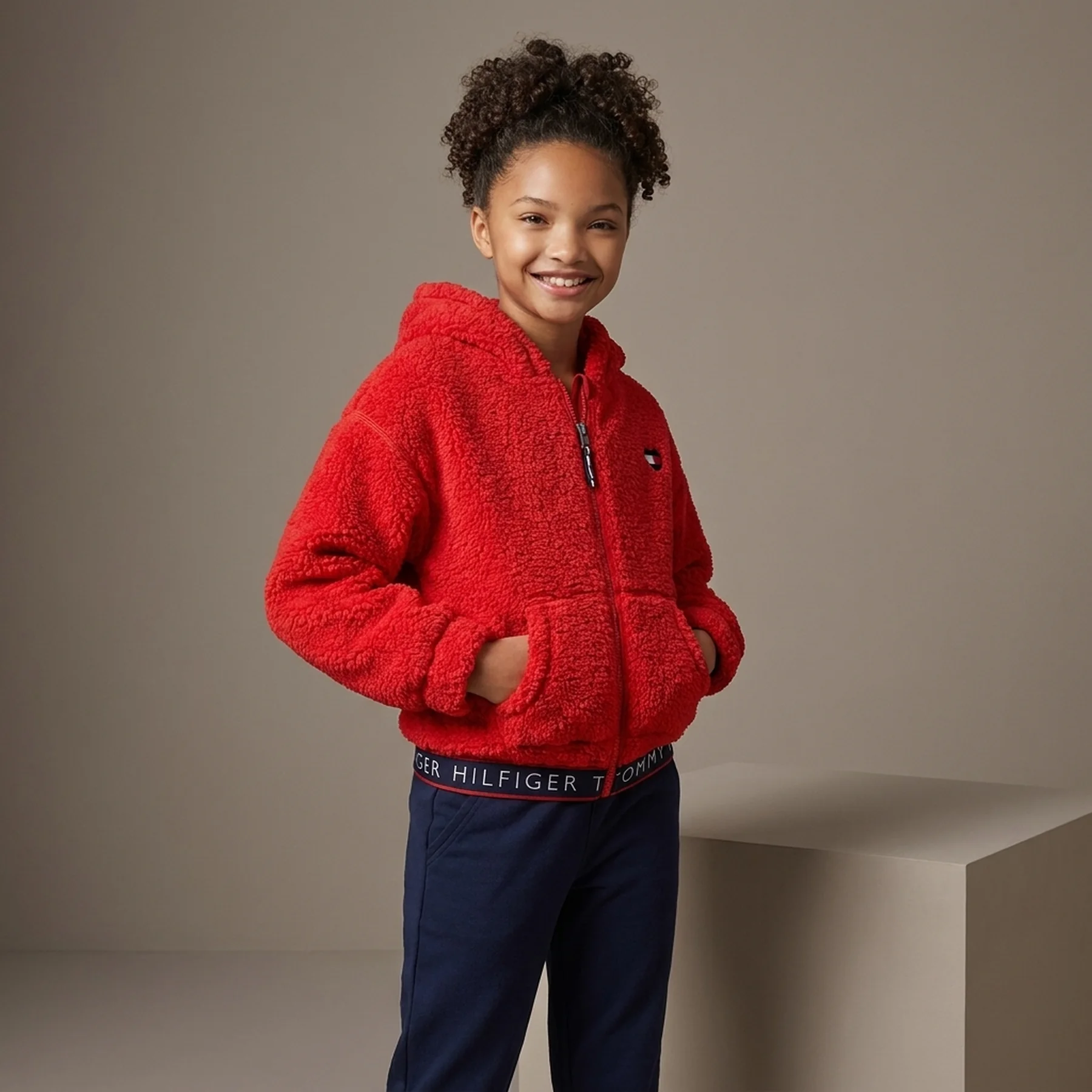 Дитяча толстовка з шерпи Tommy Hilfiger 1159828212