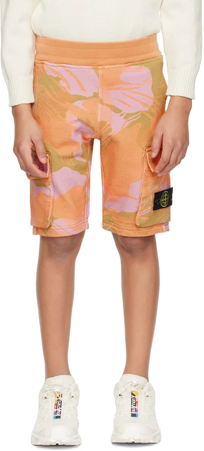 Дитячі бермуди Stone Island Junior Cargo Fleece