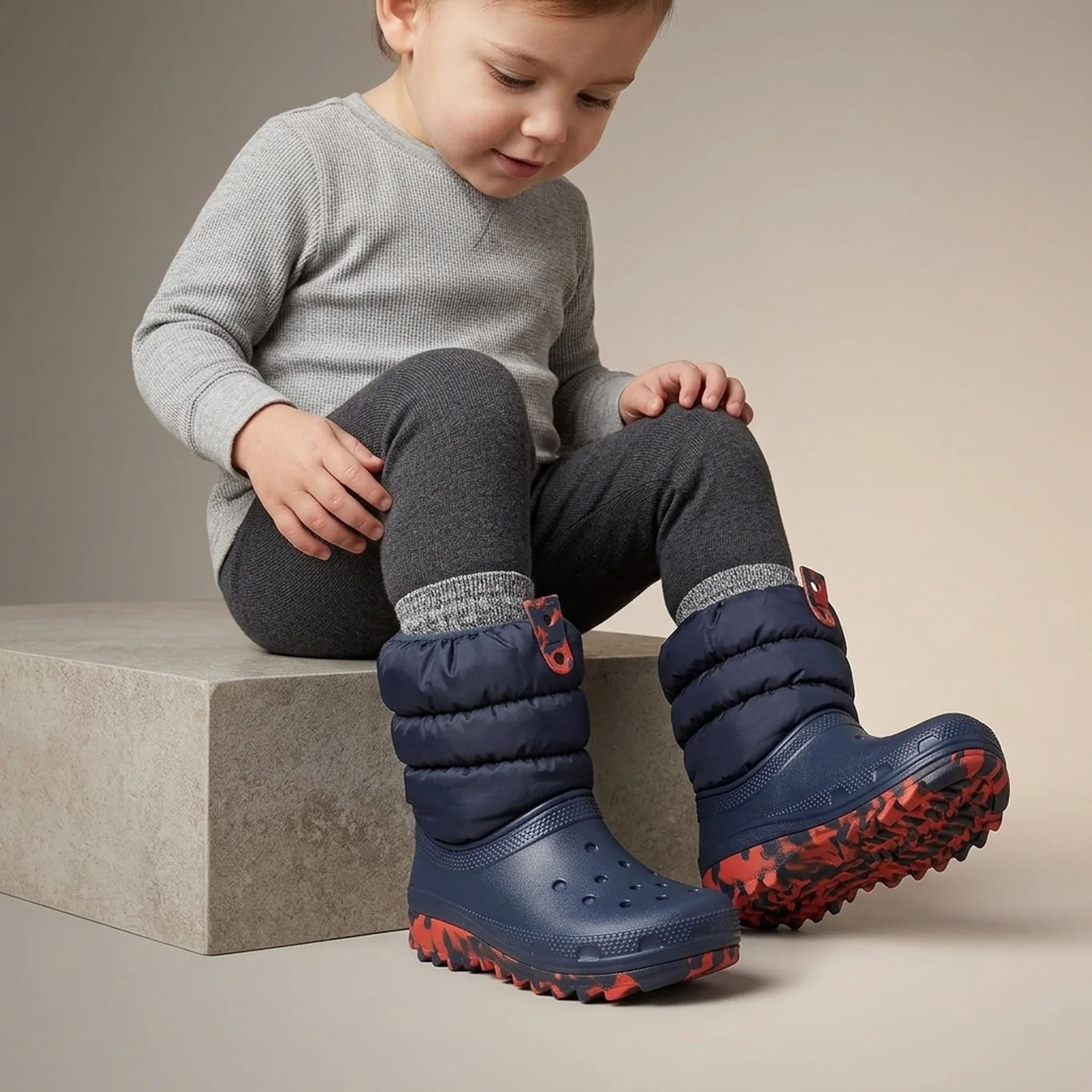 Дитячі черевики Crocs зимові 19-20