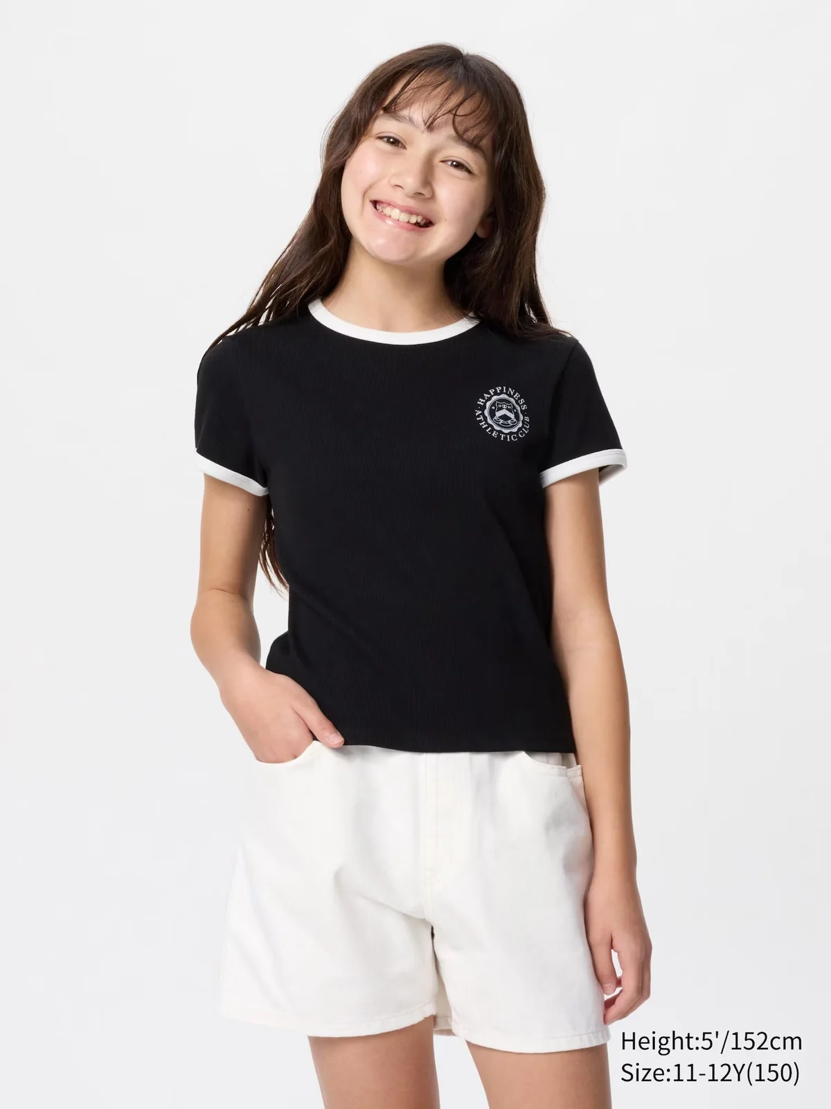 Дитячі джинсові шорти UNIQLO 1159843085 — Одяг для дівчинки