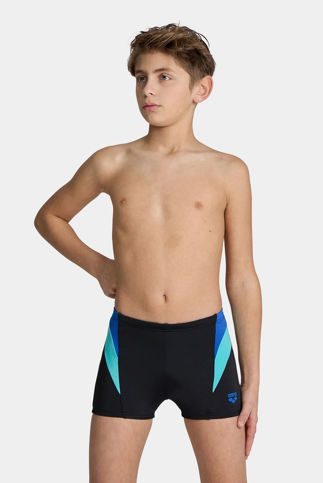 Дитячі плавки SWIM SHORT PANEL 006010-578 Arena 6 Чорний — Одяг
