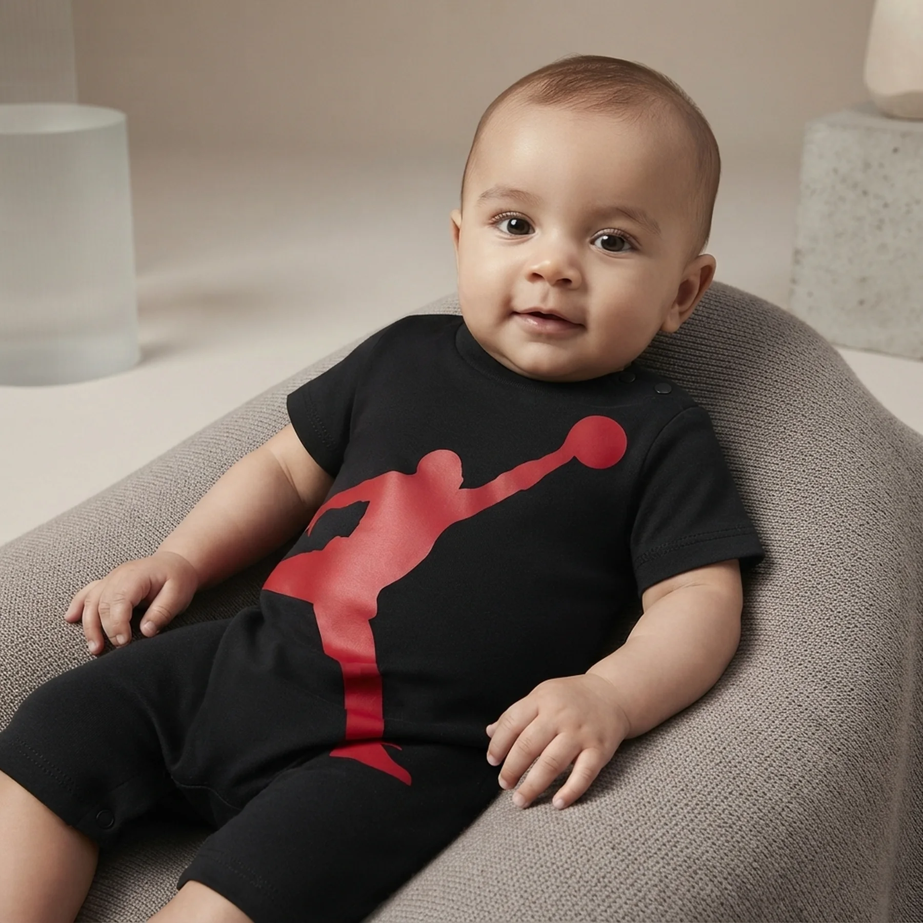Светр дитячий Jordan Baby (3-6M) Jumpman Knit Romper (5M5301-023)