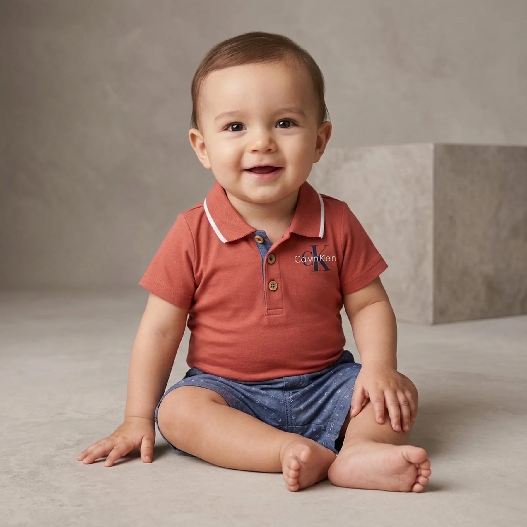 Дитячий комплект Calvin Klein боді та шорти 1159815279
