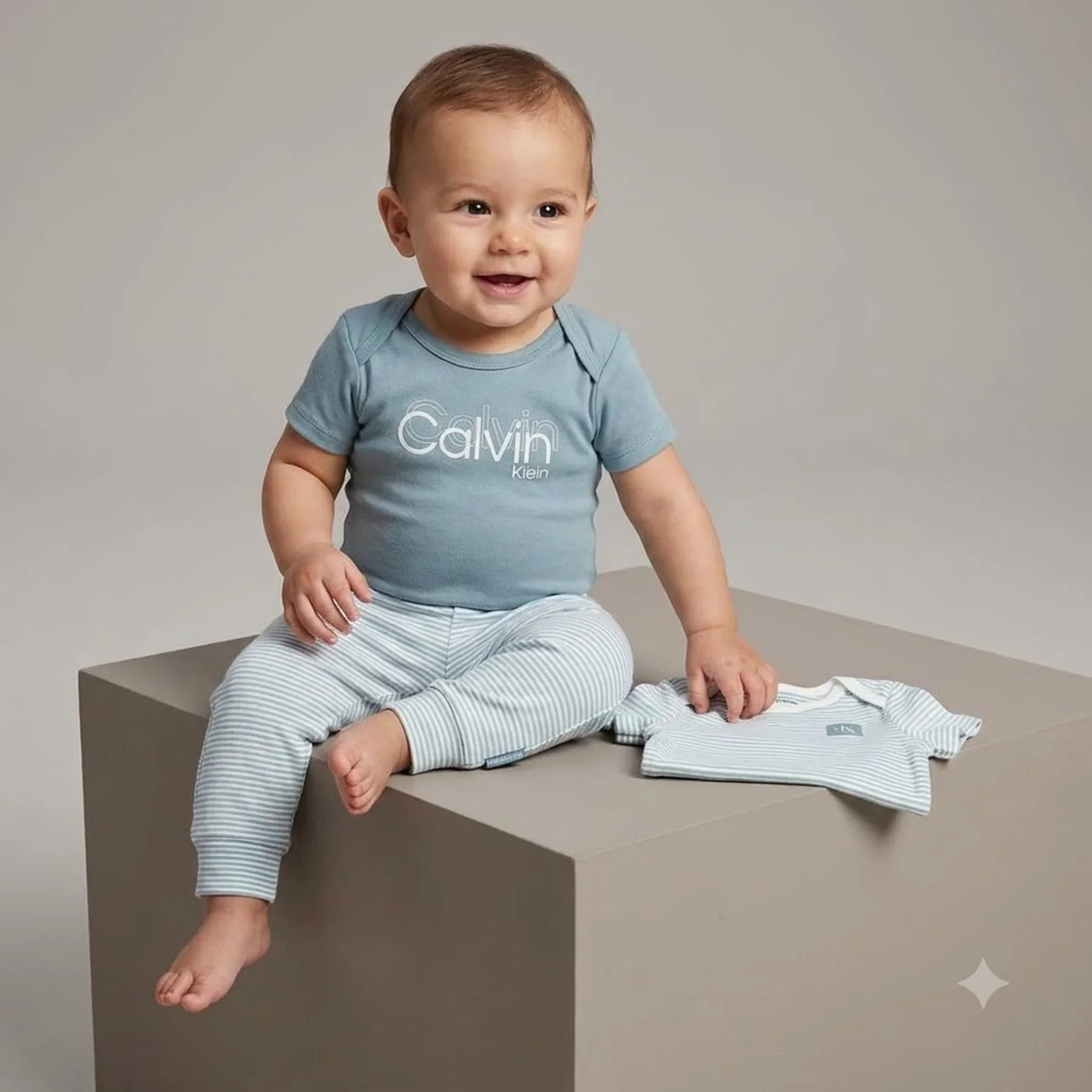 Дитячий комплект Calvin Klein два боді та штани 1159819693