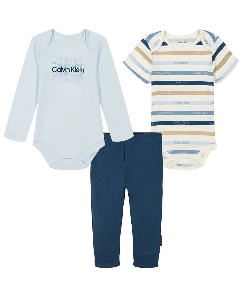 Дитячий комплект Calvin Klein два боді та штани 1159829027